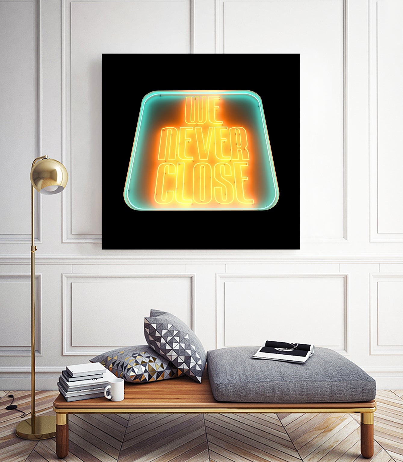 We never close by Ömer Korkmaz on GIANT ART - black 3d art