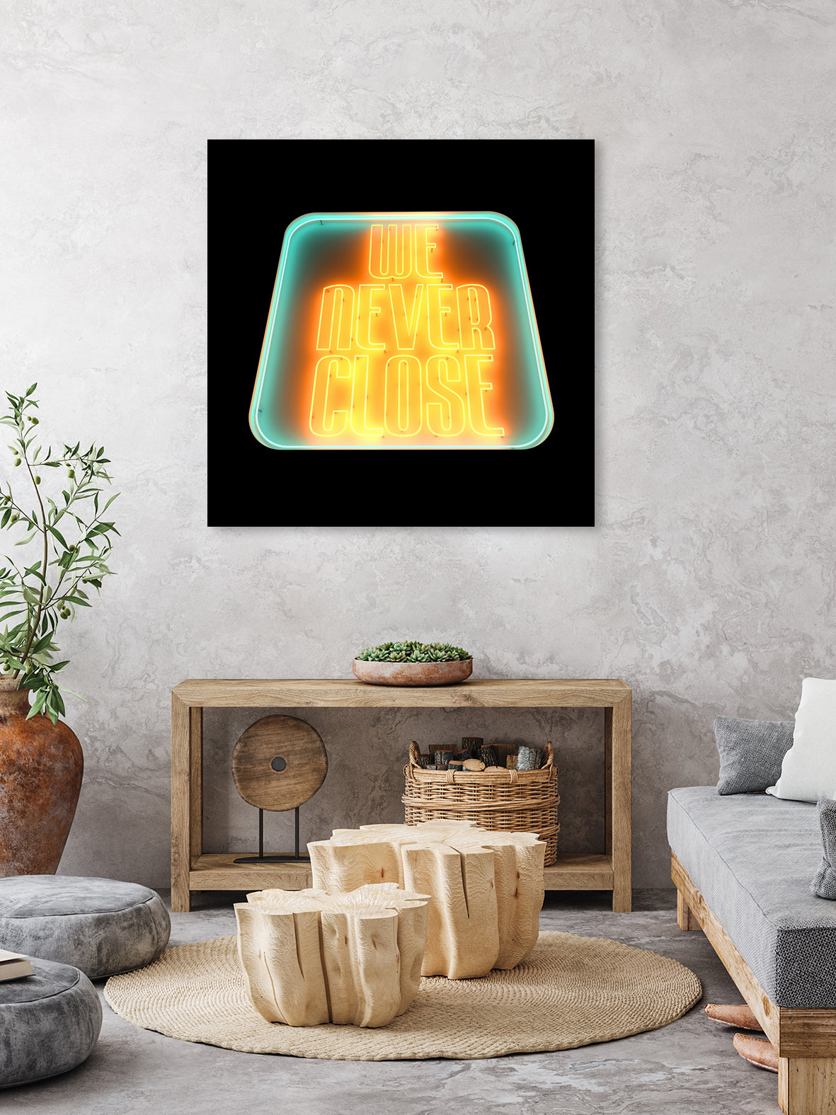 We never close by Ömer Korkmaz on GIANT ART - black 3d art