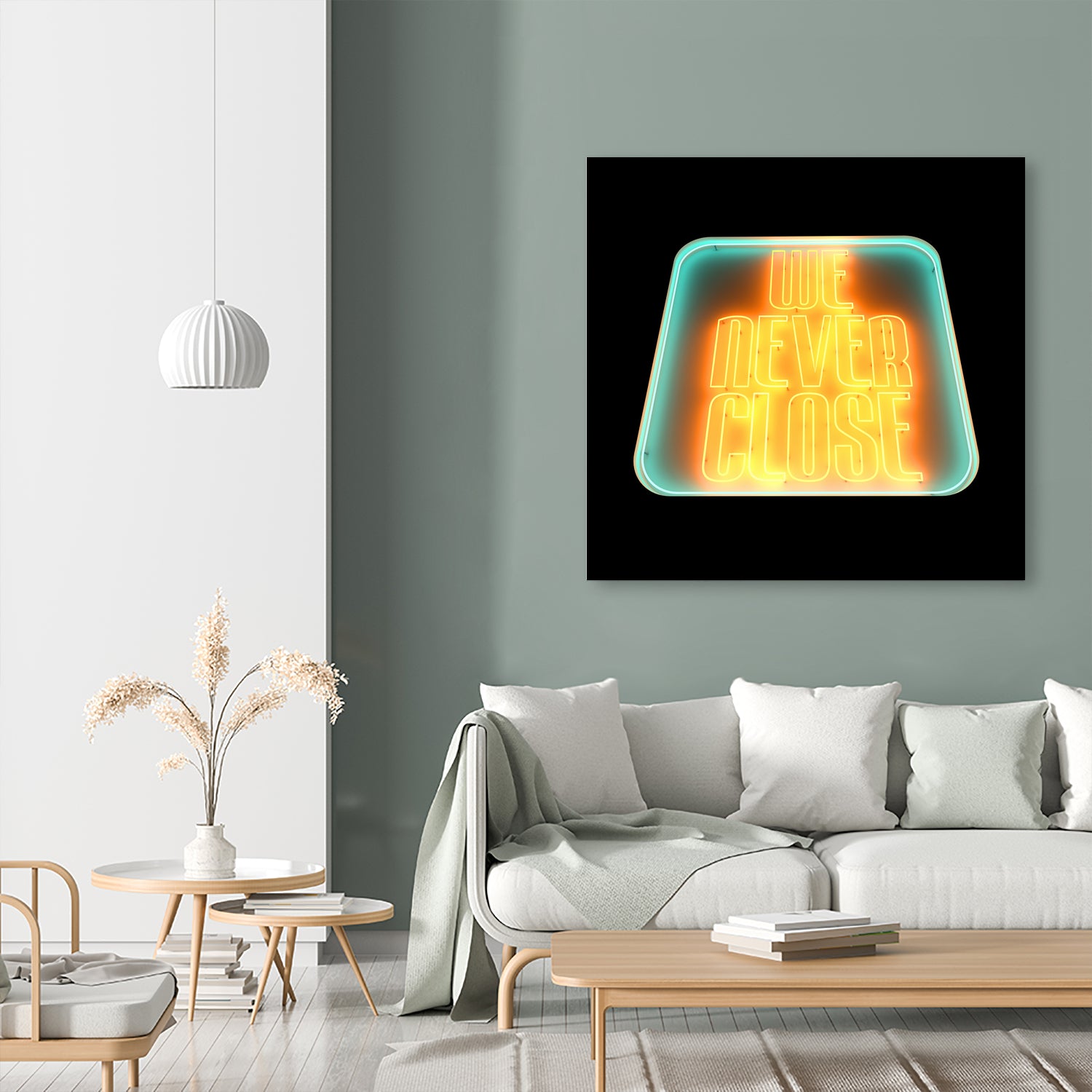 We never close by Ömer Korkmaz on GIANT ART - black 3d art