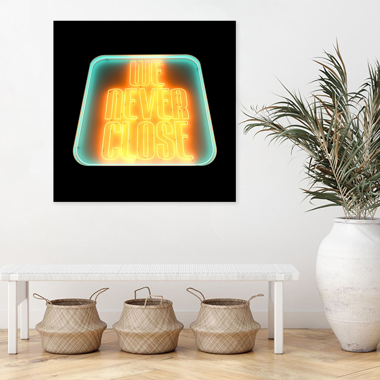 We never close by Ömer Korkmaz on GIANT ART - black 3d art