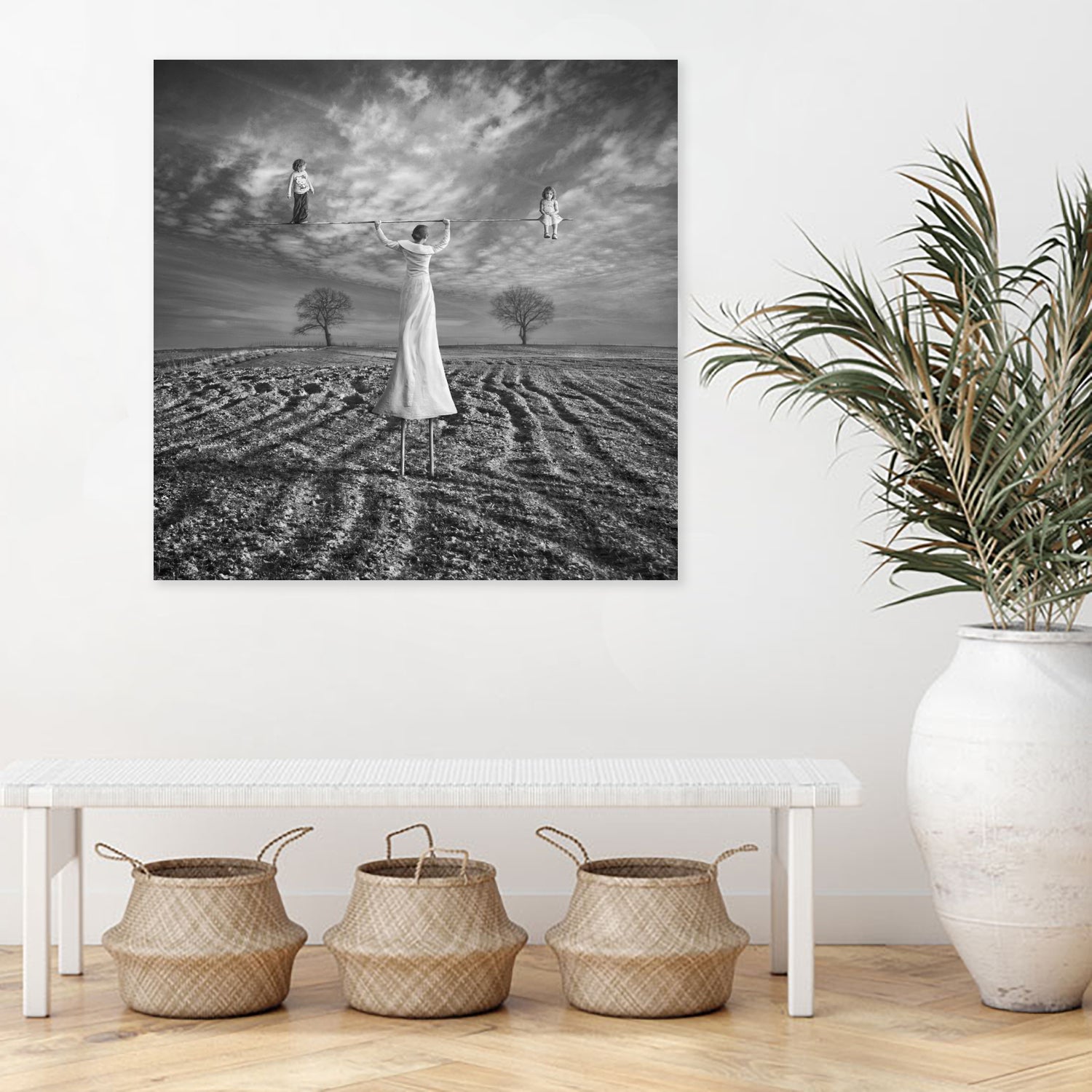 Motherhood 2 by Dariusz Klimczak on GIANT ART - gray photo illustration