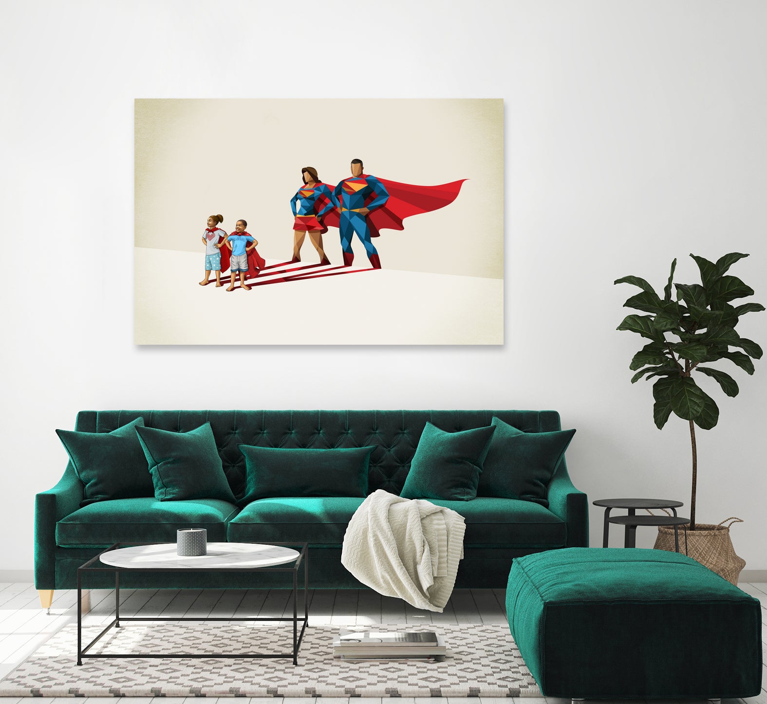 Family Traits by Jason Ratliff on GIANT ART - red digital painting