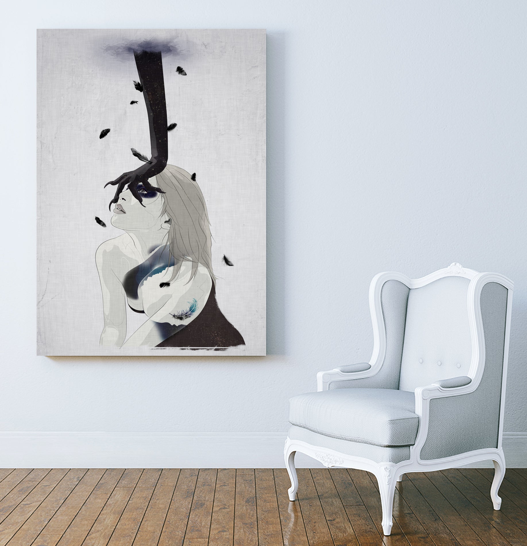 The Hand by Yuichi Suzuki on GIANT ART - black digital drawing