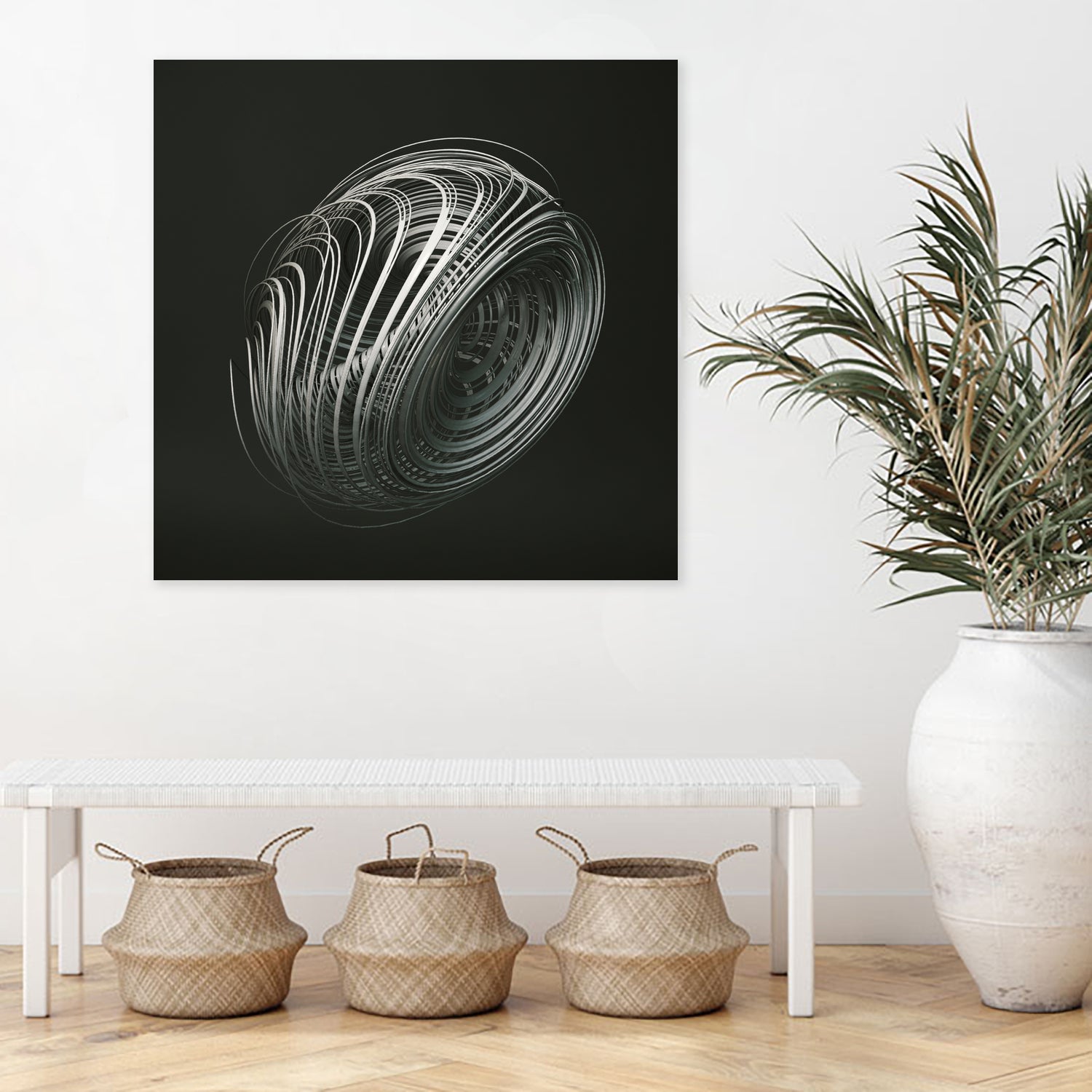 Strange Attractors Dequan Li 05 by David Ferreira on GIANT ART - gray 3d art