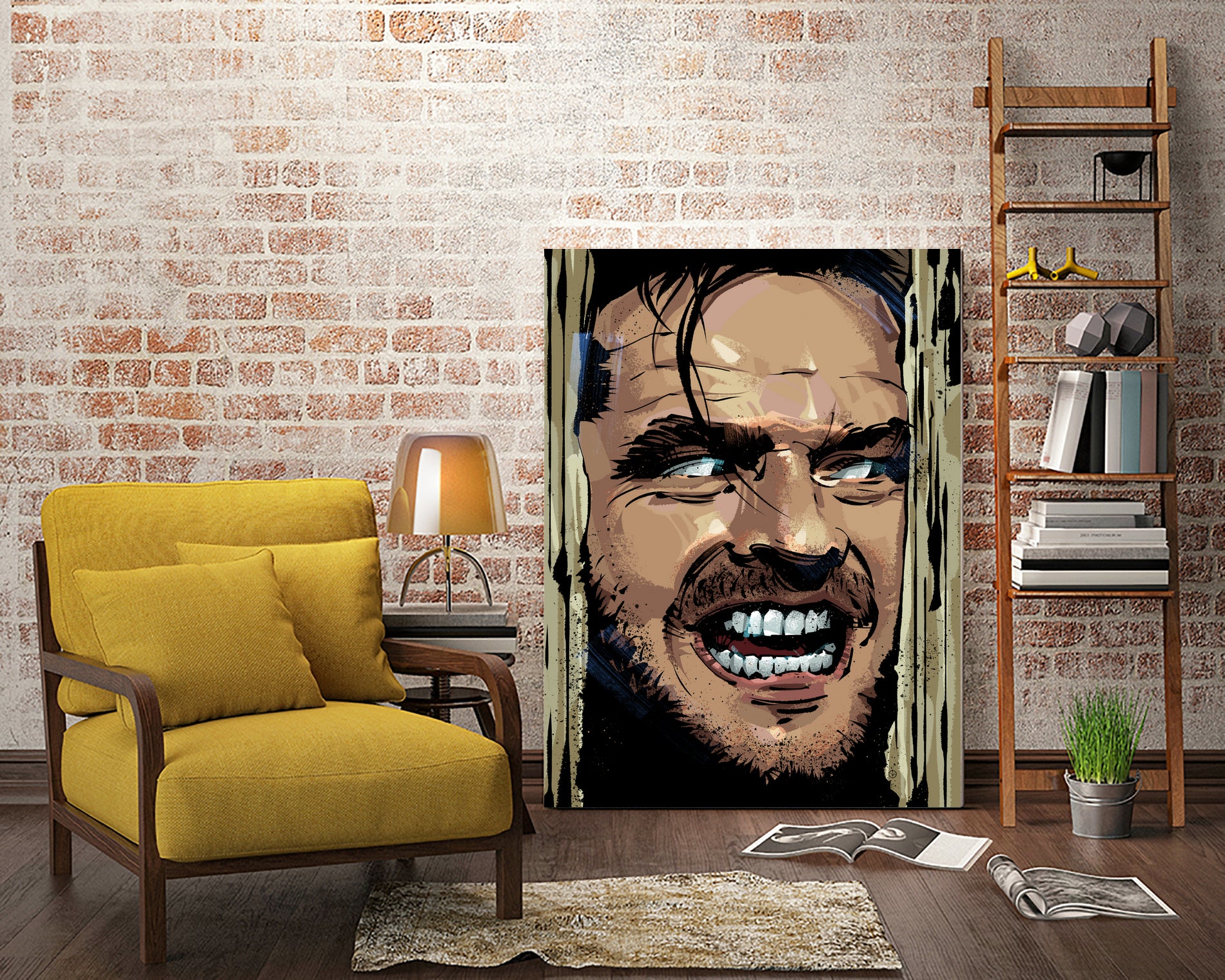 The Shining by Nikita Abakumov on GIANT ART - yellow digital painting