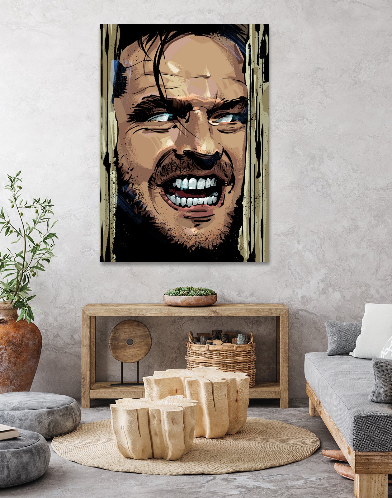 The Shining by Nikita Abakumov on GIANT ART - yellow digital painting