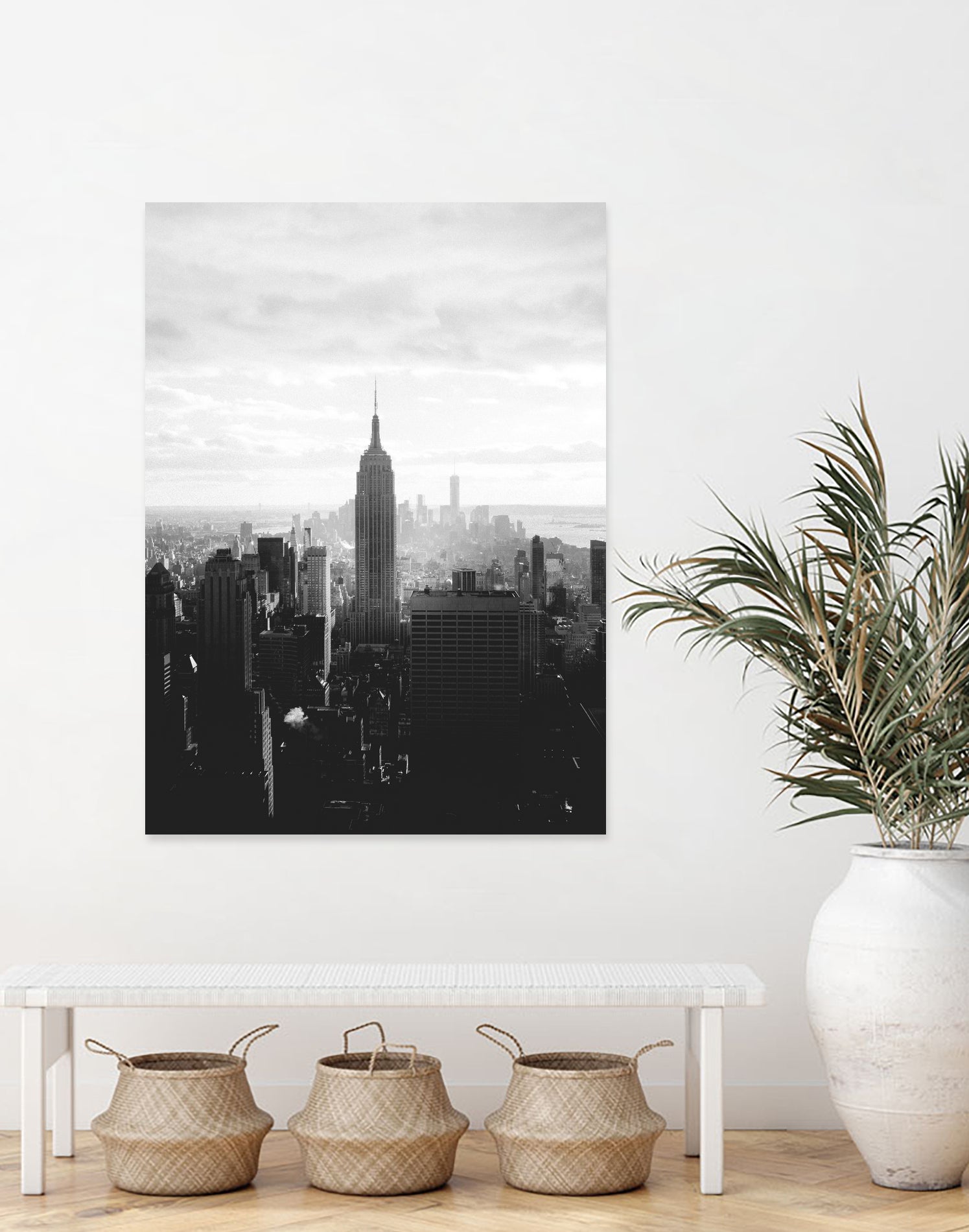 NYC-empire-state-01 by Nikita Abakumov on GIANT ART - gray photo manipulation