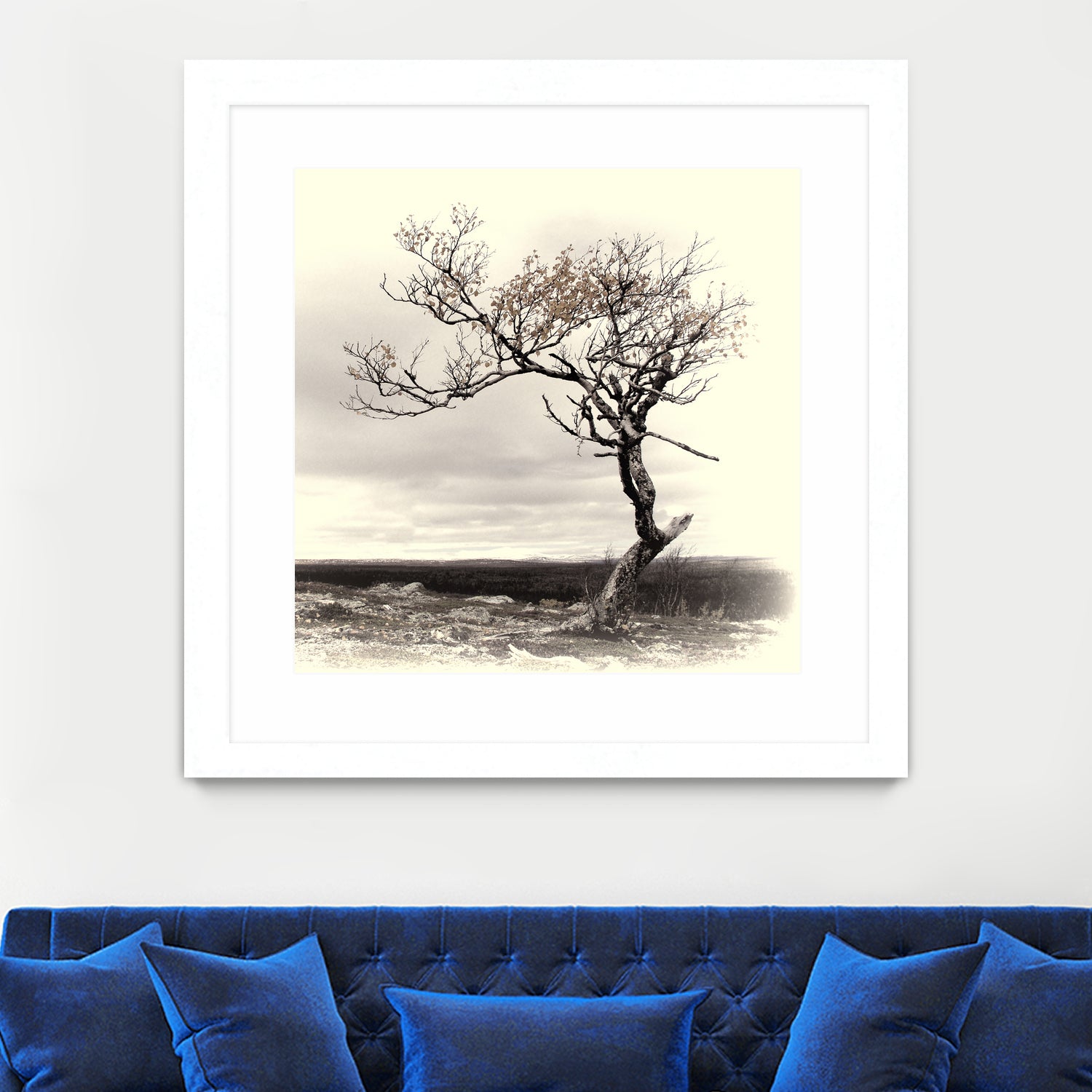Lonely Tree by I Bjork on GIANT ART - gray photo illustration