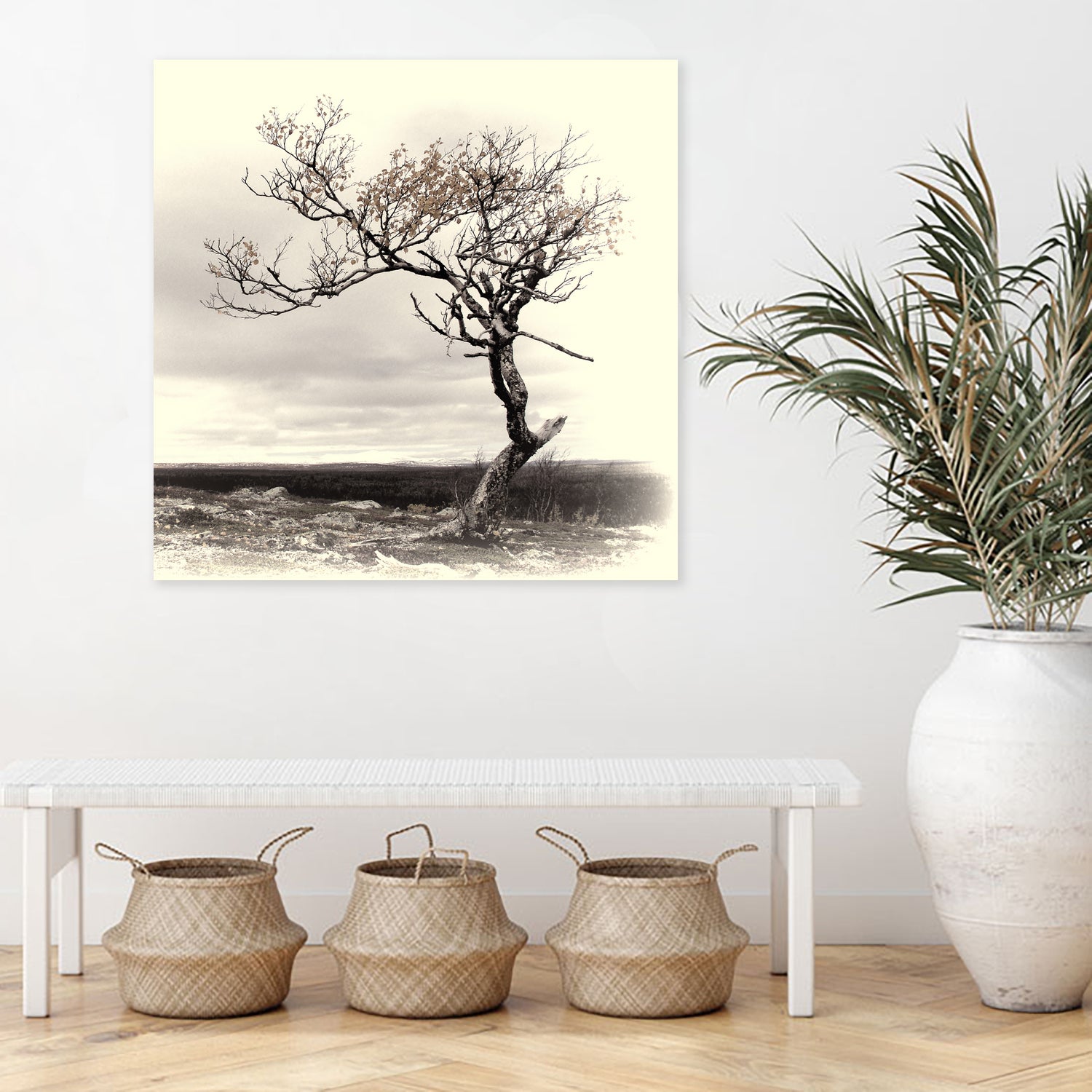 Lonely Tree by I Bjork on GIANT ART - gray photo illustration