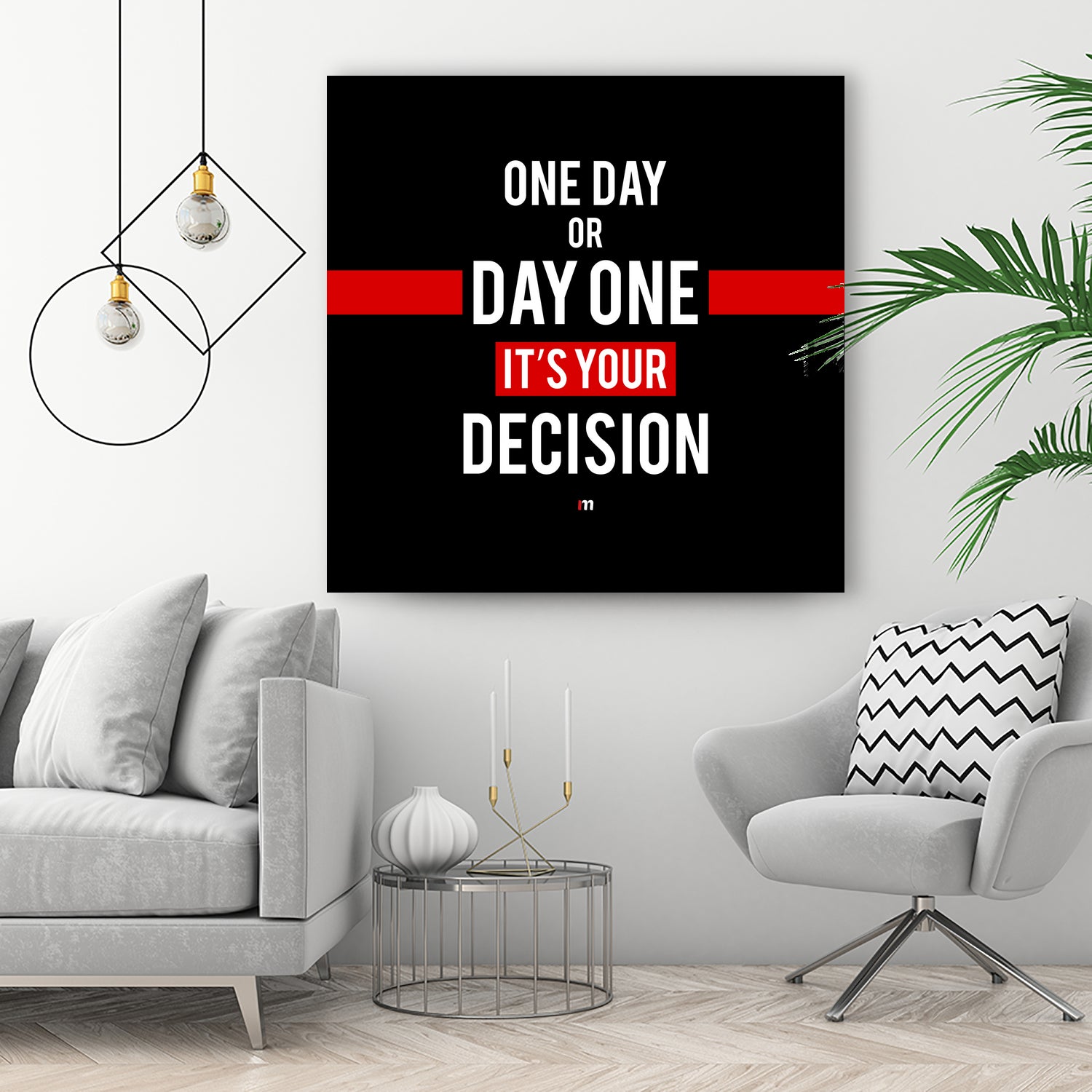 Decision by Mariana Angelova on GIANT ART - black typography