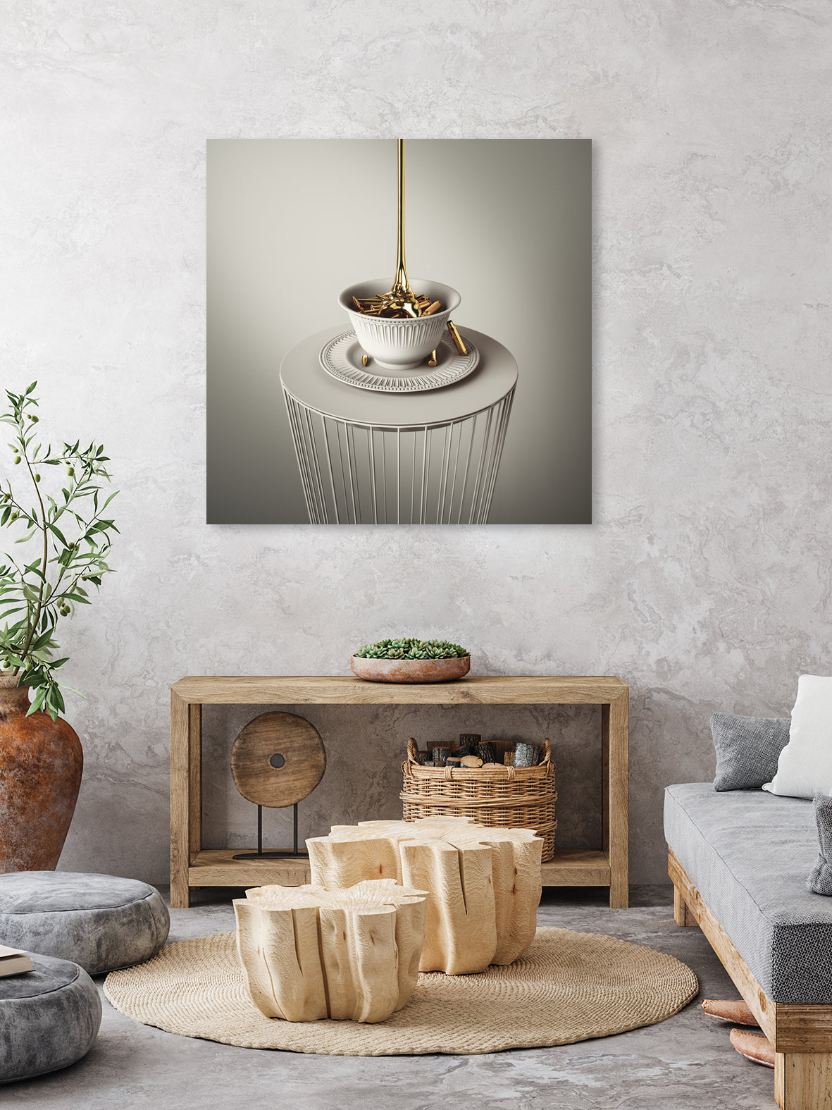 First Meal - Bullets by Vigan Tafili on GIANT ART - white 3d art