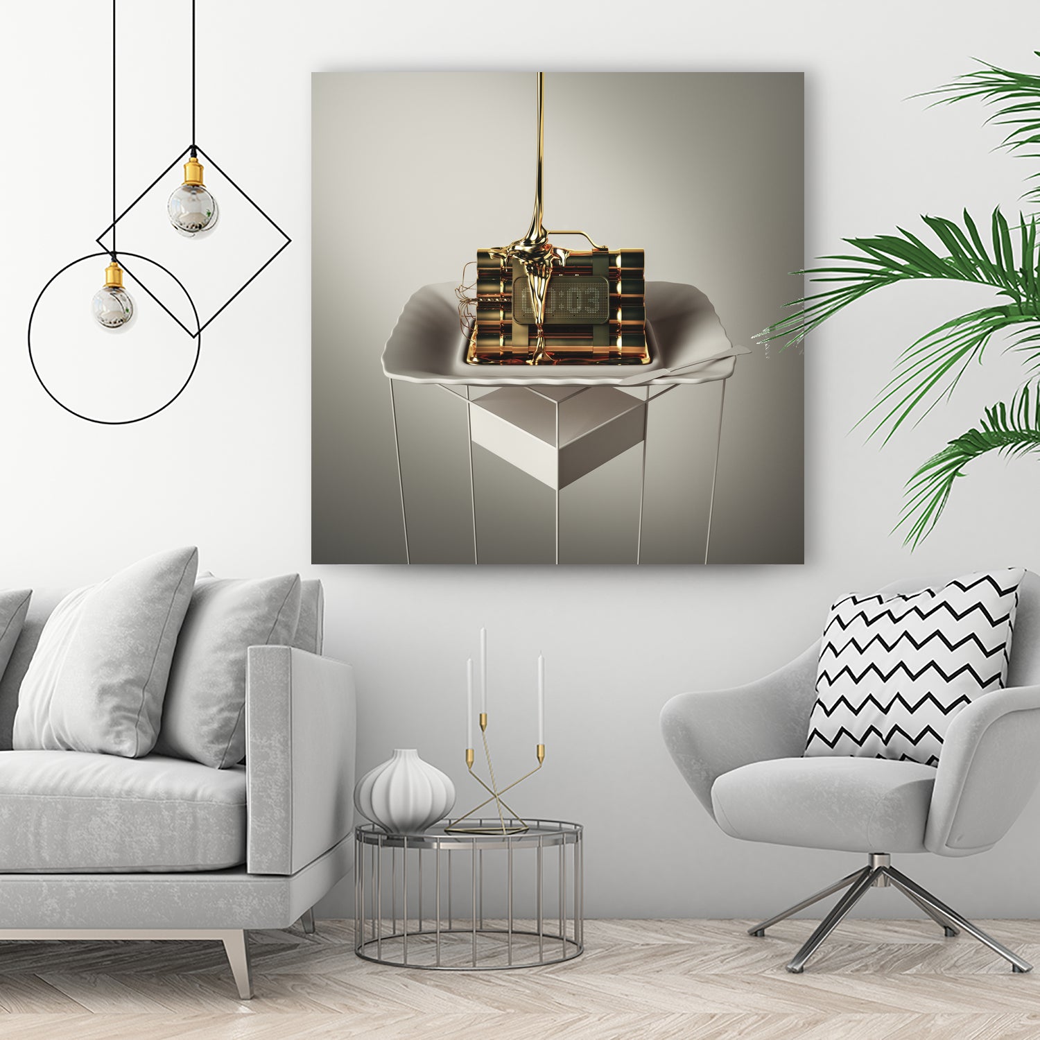 Fourth Meal - Tnt Bomb by Vigan Tafili on GIANT ART - white 3d art