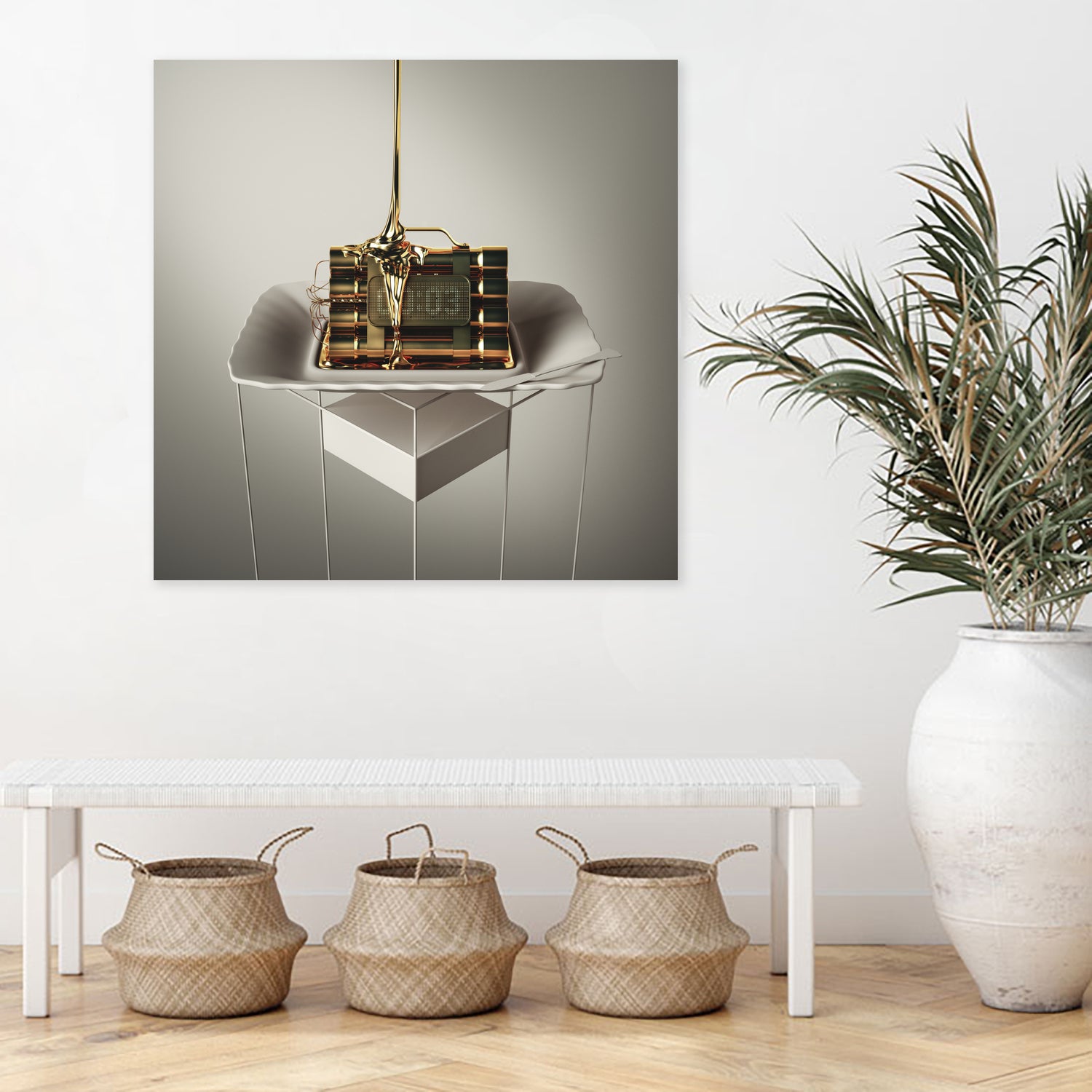 Fourth Meal - Tnt Bomb by Vigan Tafili on GIANT ART - white 3d art