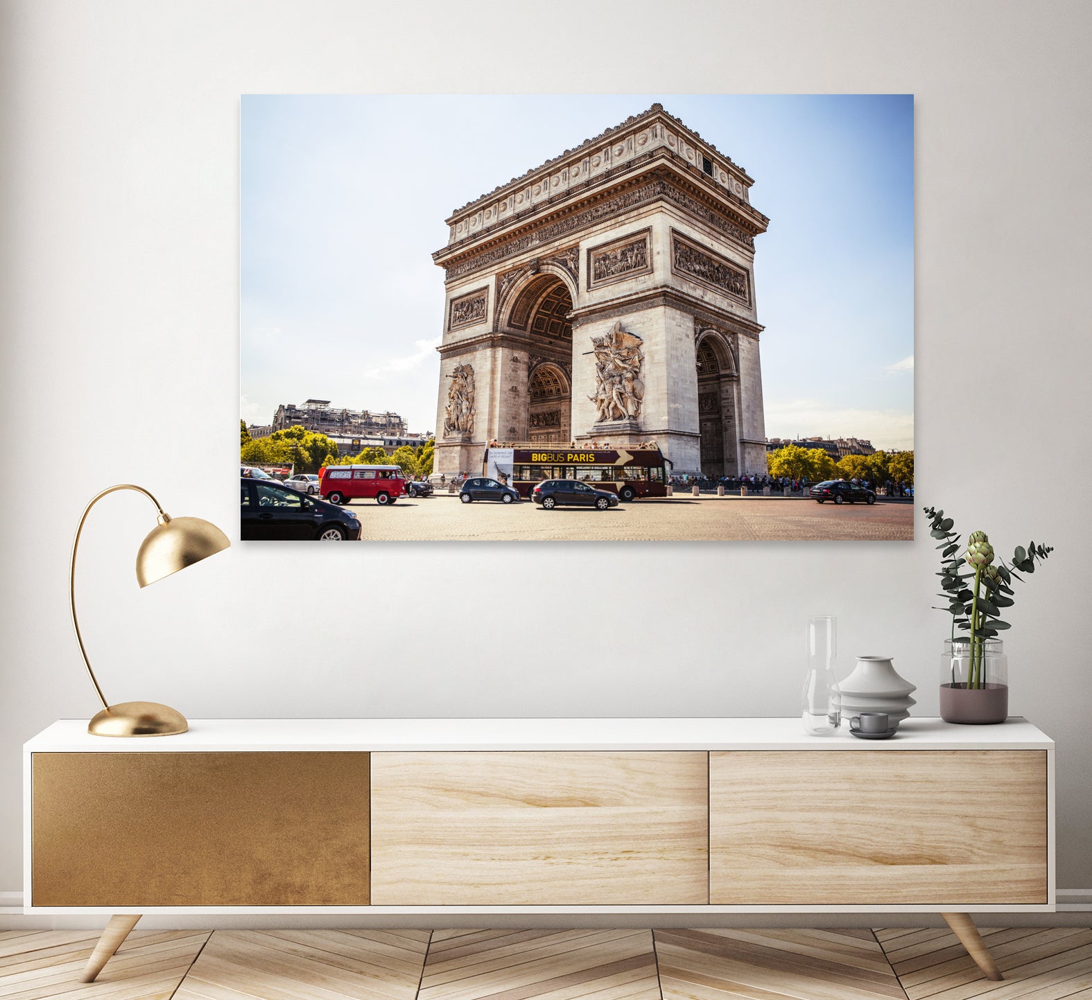 Arc de Triumph. by Art Kireev on GIANT ART - blue digital drawing