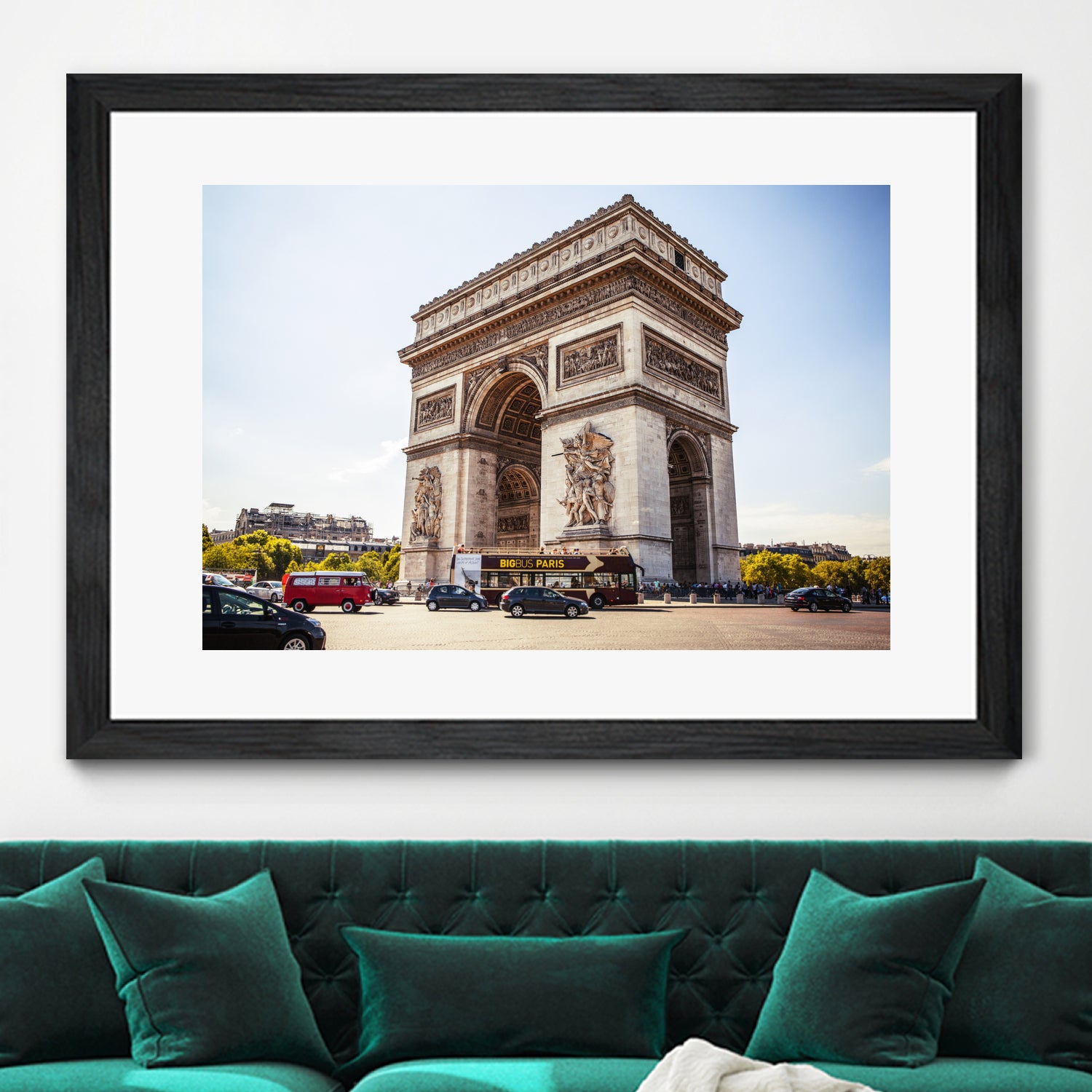 Arc de Triumph. by Art Kireev on GIANT ART - blue digital drawing