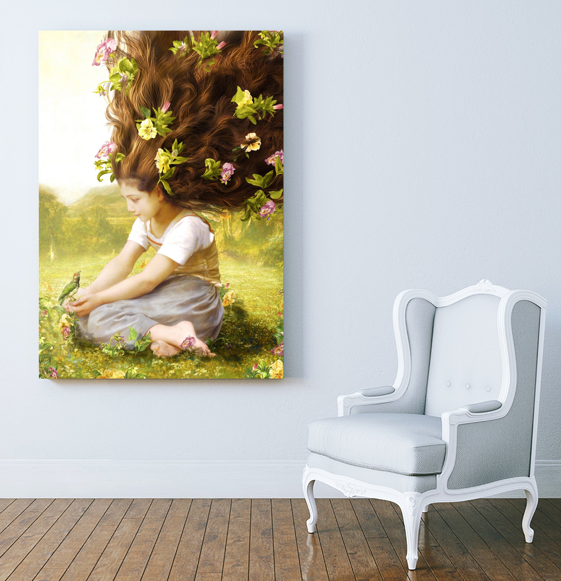 Bird of Hope by Diogo Veríssimo on GIANT ART - green character design