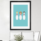 Bowling Dudes by Viktor Hertz on GIANT ART - white vector illustration