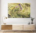 Abstract Marble Painting by Amir Faysal on GIANT ART - yellow digital painting
