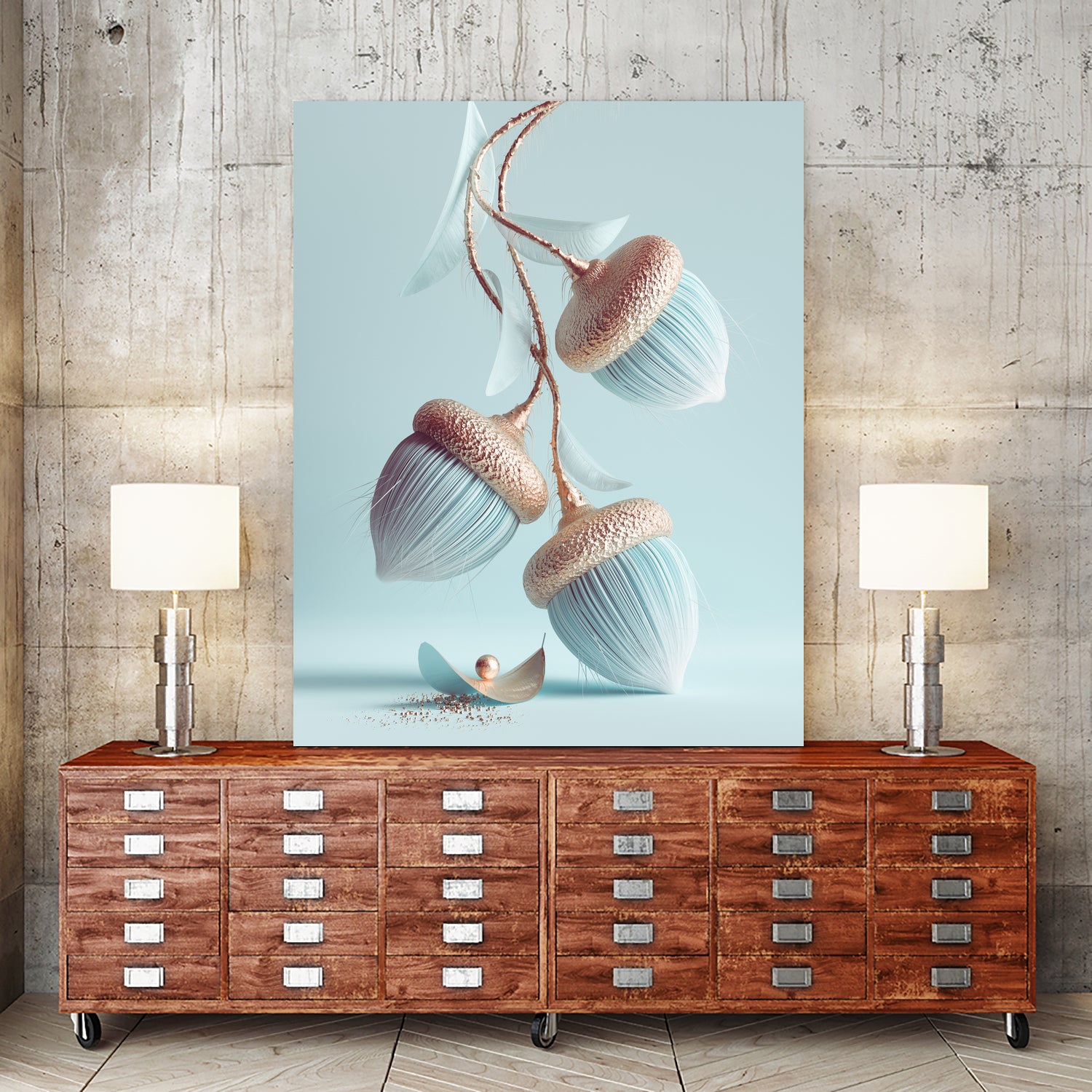 N°251 by Roman Bratschi on GIANT ART - blue digital painting