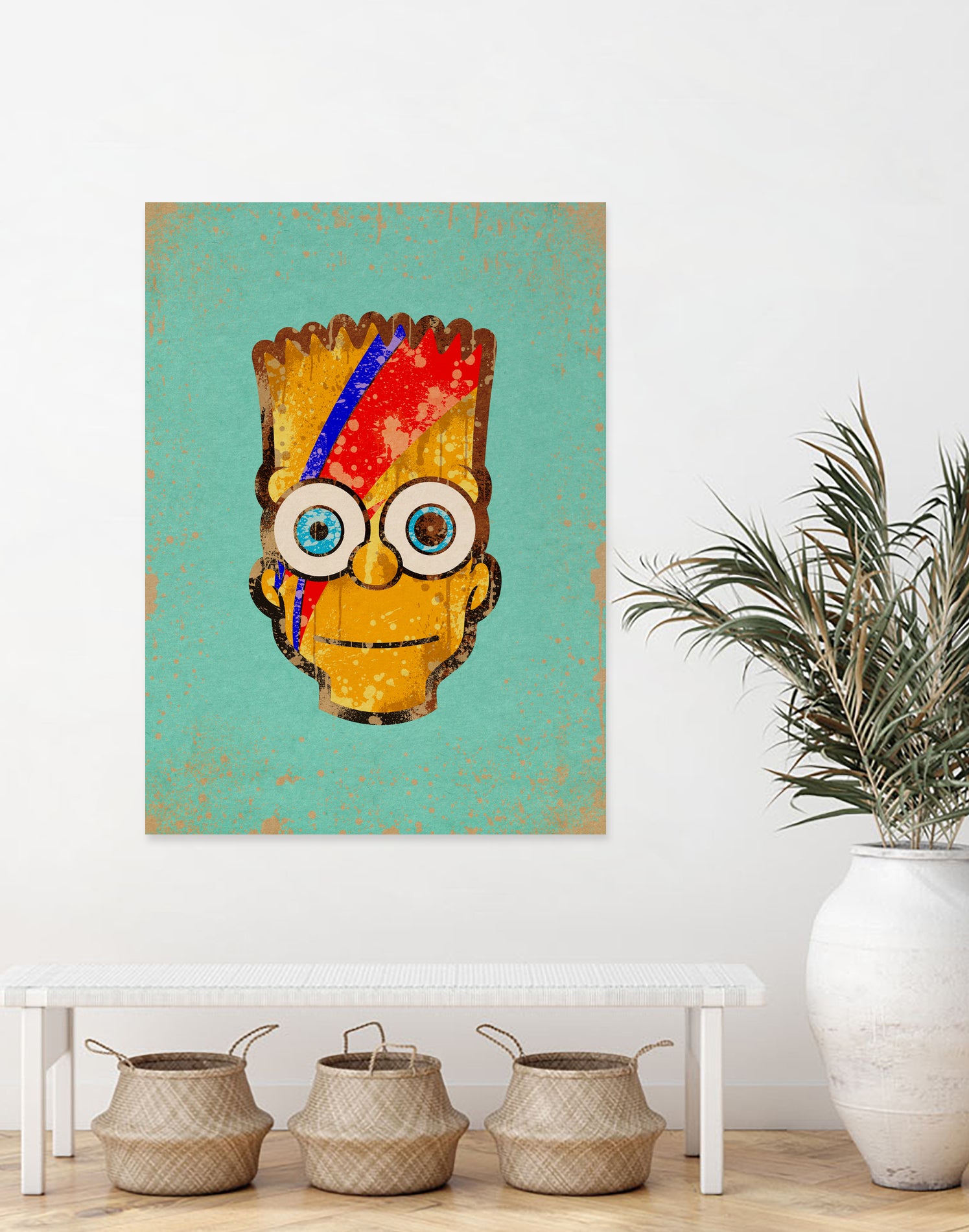 Ziggy Bartdust by Nick Beery on GIANT ART - yellow digital painting