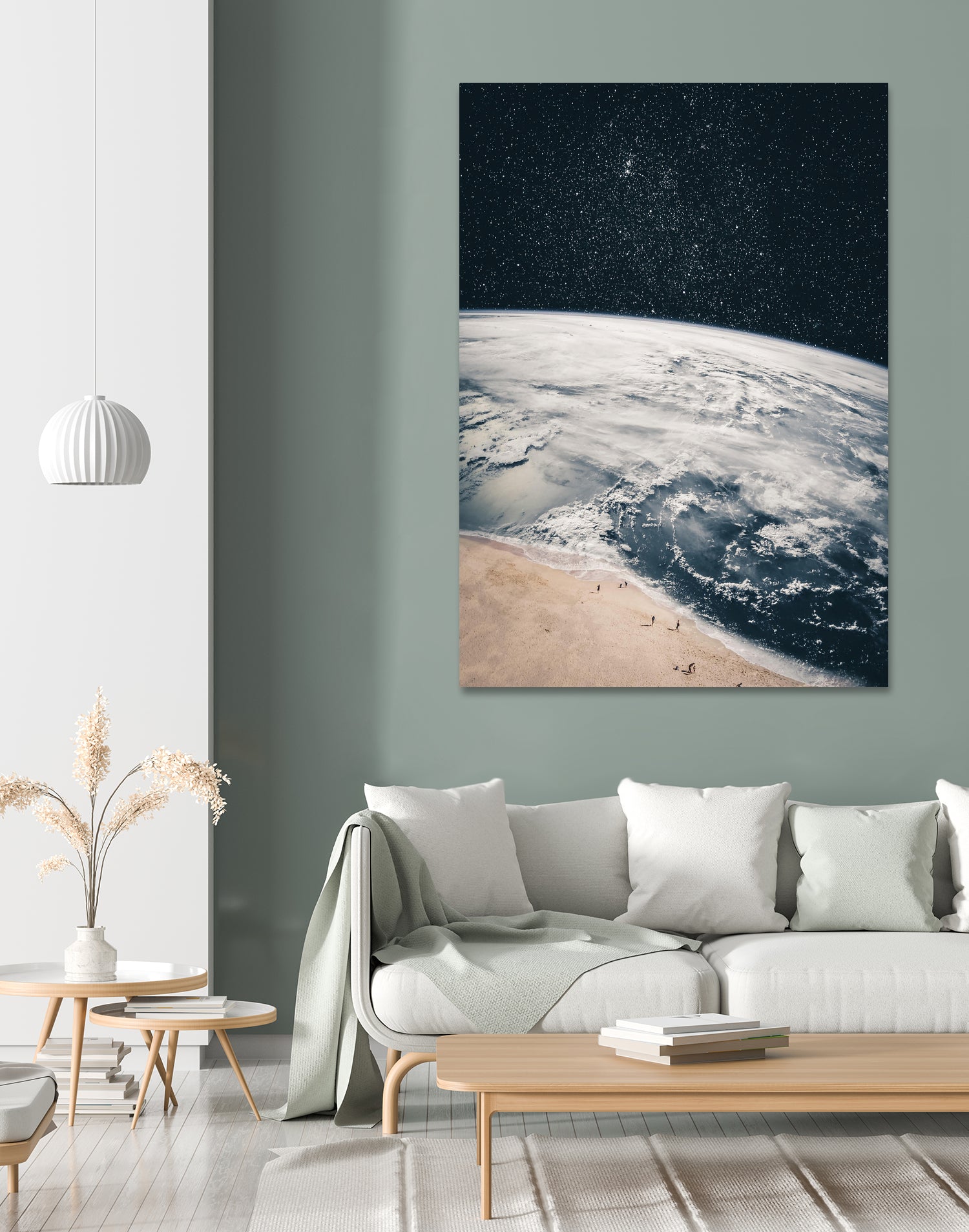 Walk on the beach by GEN Z by Rigaud Mickaël on GIANT ART - black photo illustration