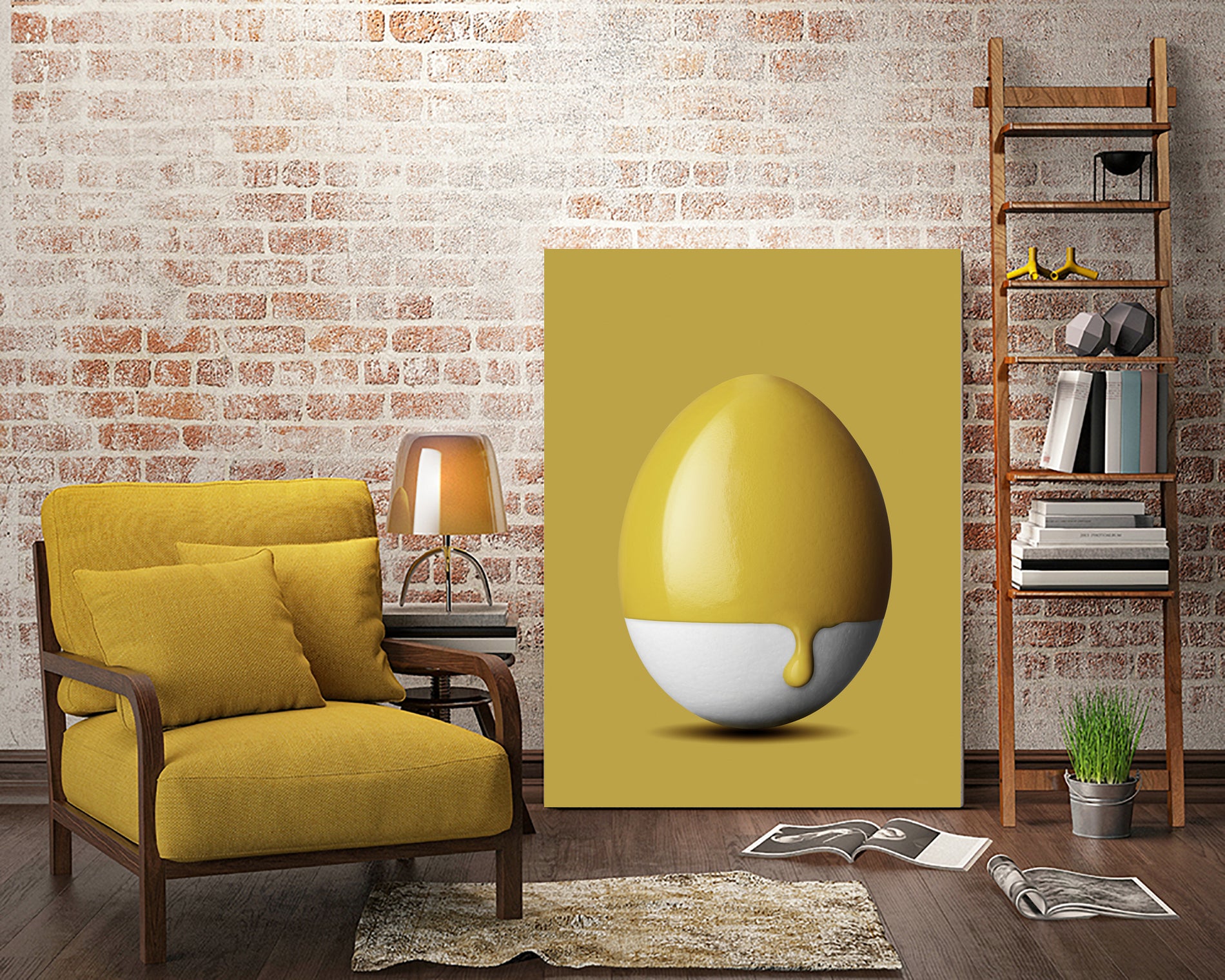 7751 C by Olivier Pasqual on GIANT ART - yellow photo manipulation