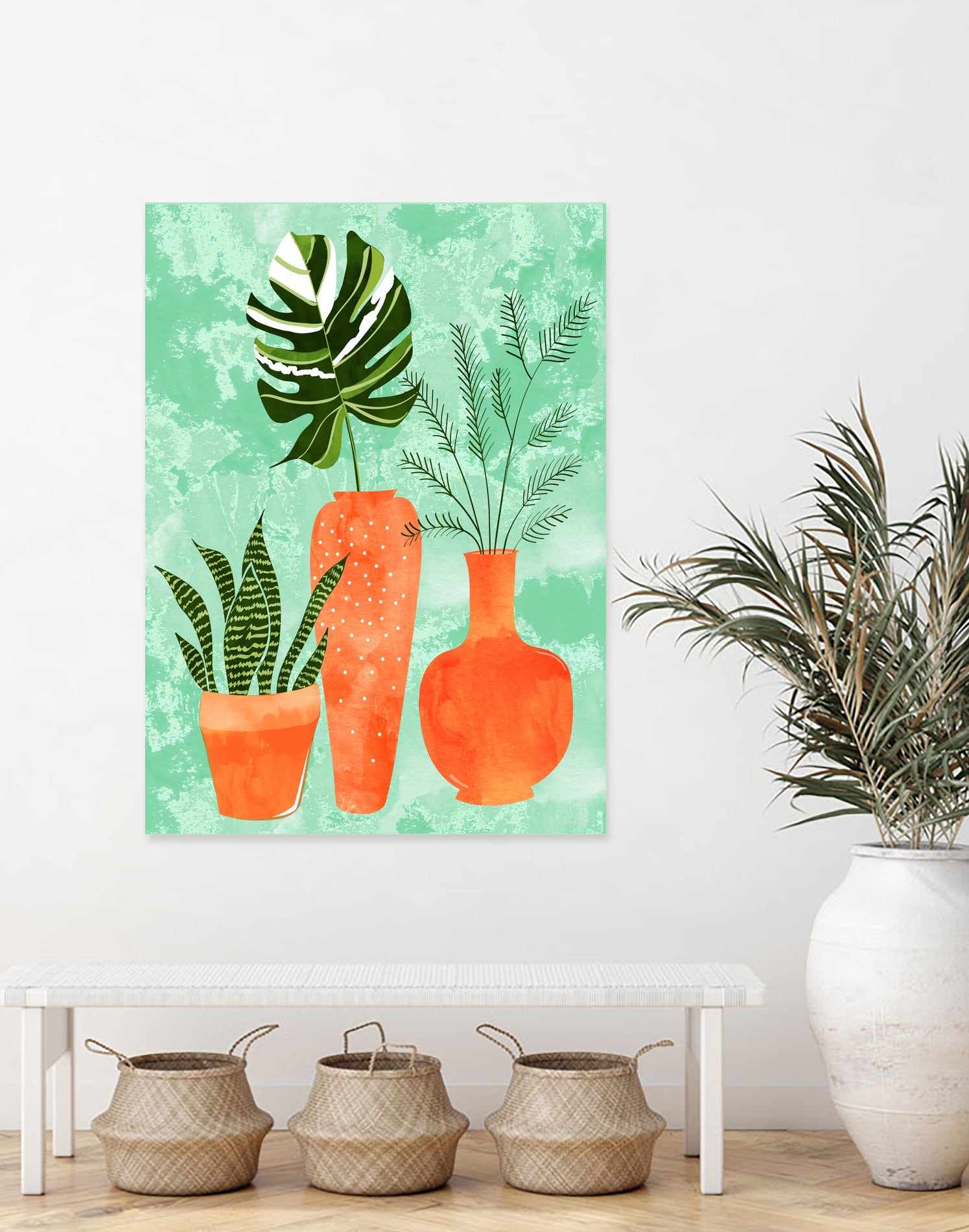Water My Plants by Uma Gokhale on GIANT ART - green digital painting