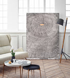 Template corruption 2 (orange seed) by Victor Fitzsimons on GIANT ART - black mixed media