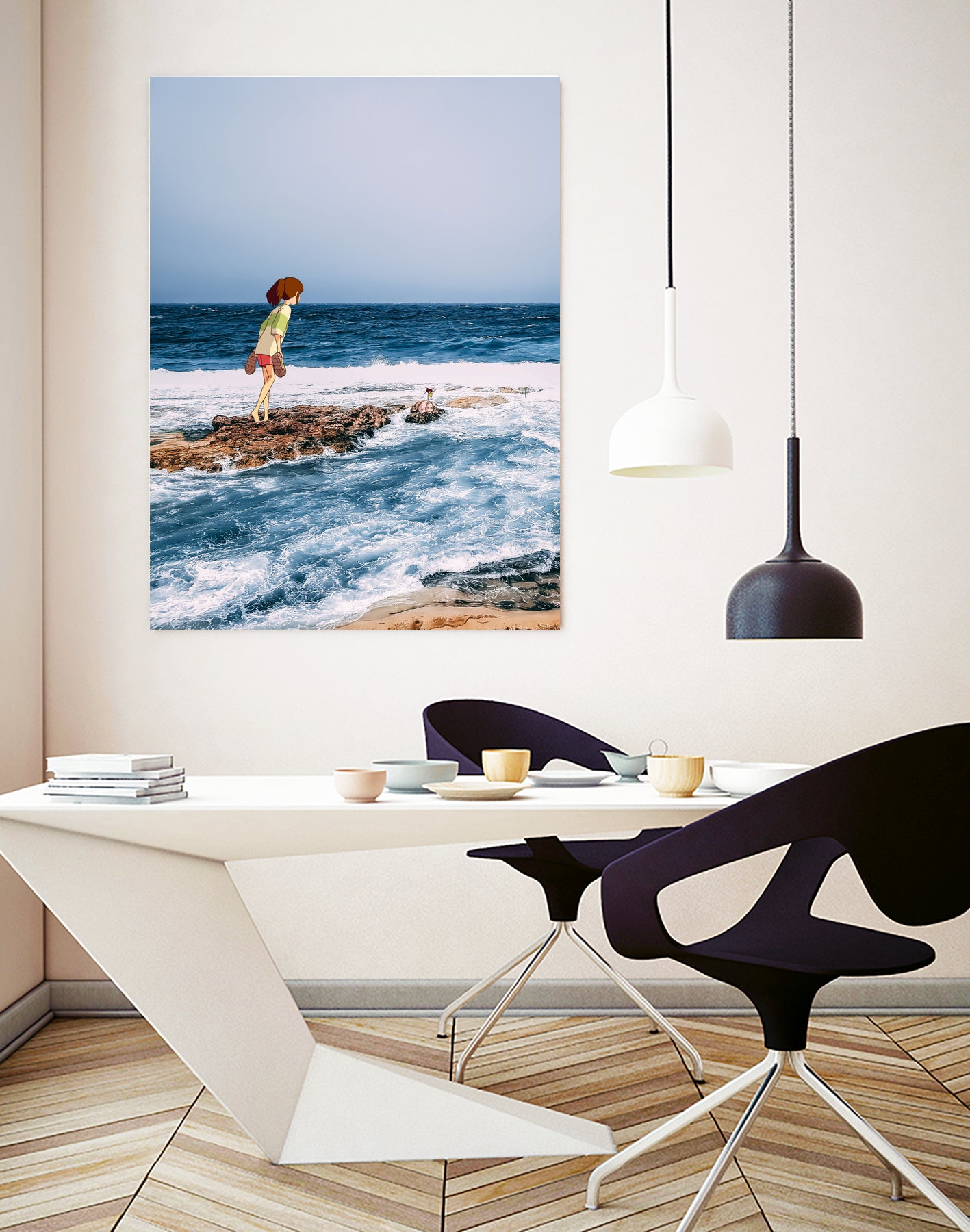 Crisp Salt Air by David Kostap on GIANT ART - blue photo manipulation