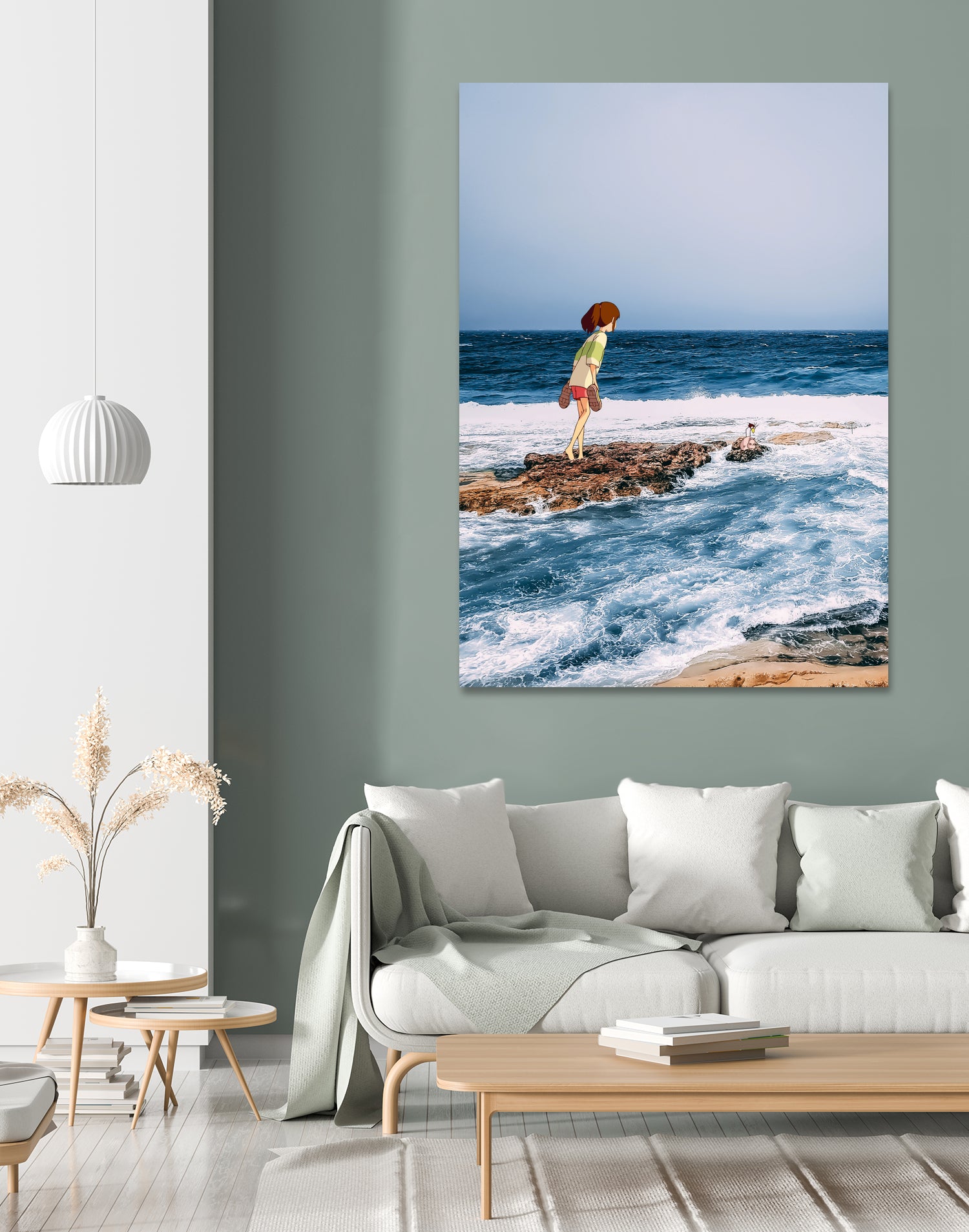 Crisp Salt Air by David Kostap on GIANT ART - blue photo manipulation