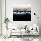 Golden Horizon by Elisabeth Fredriksson on GIANT ART - blue mixed media