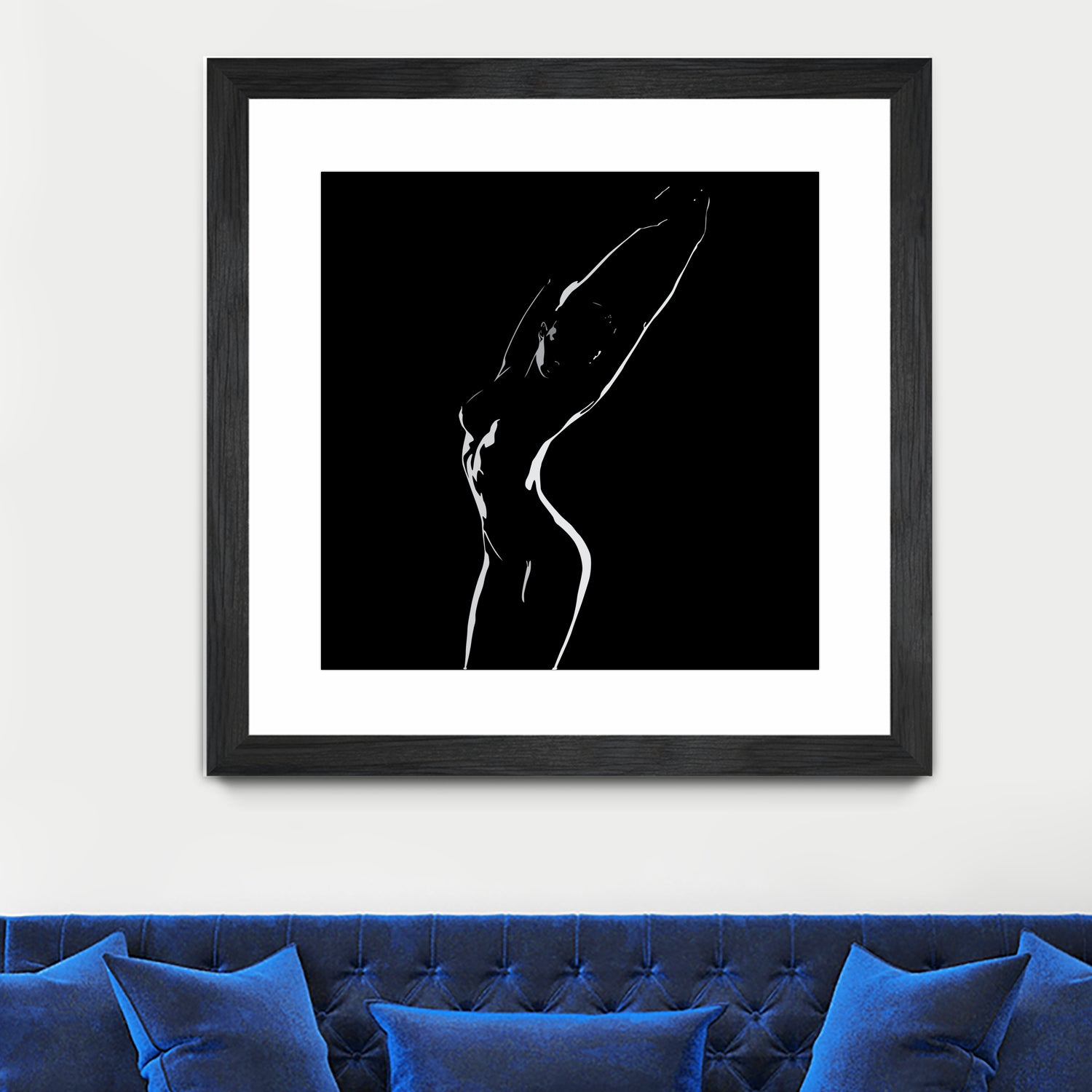 woman shadow female by Herman Wijanarko on GIANT ART - black vector illustration