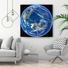 Planet Earth by Tenyo Marchev on GIANT ART - black 3d art