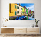 Boats in Burano by Darryl Brooks on GIANT ART - blue photo illustration
