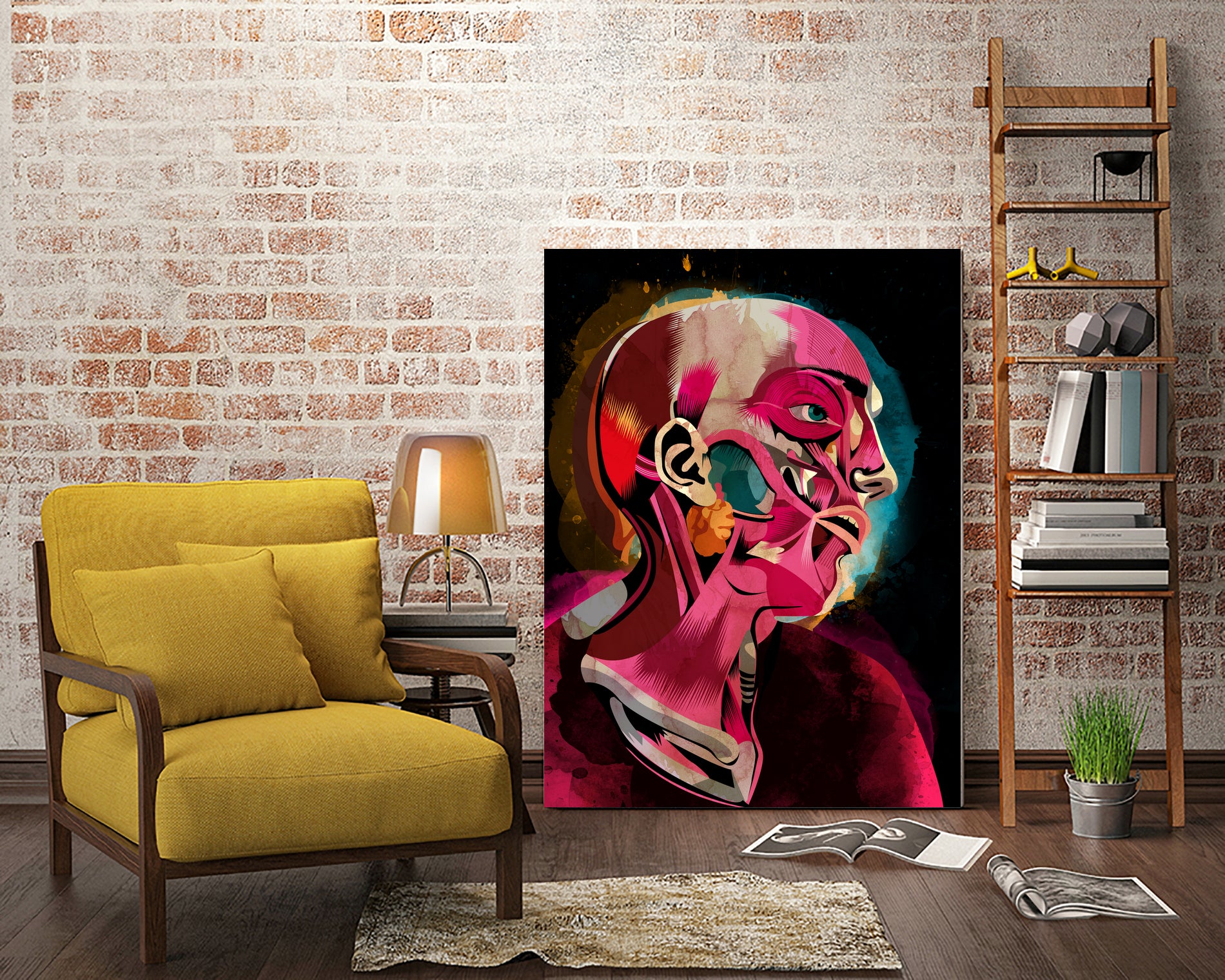 Anatomy 05 by Alvaro Tapia on GIANT ART - pink mixed media