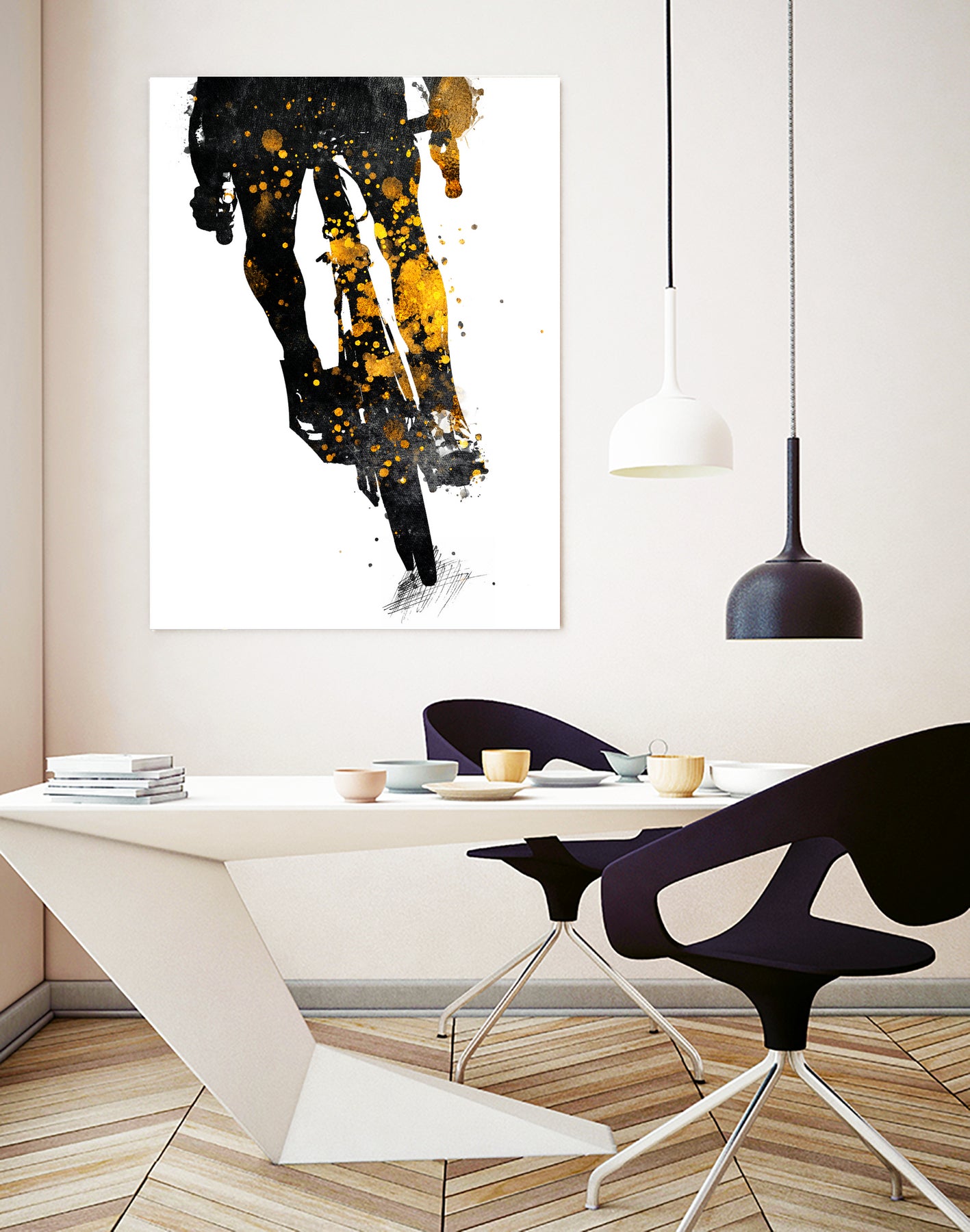 Cycling Bike sport art #cycling #sport by Justyna Jaszke on GIANT ART - black digital painting