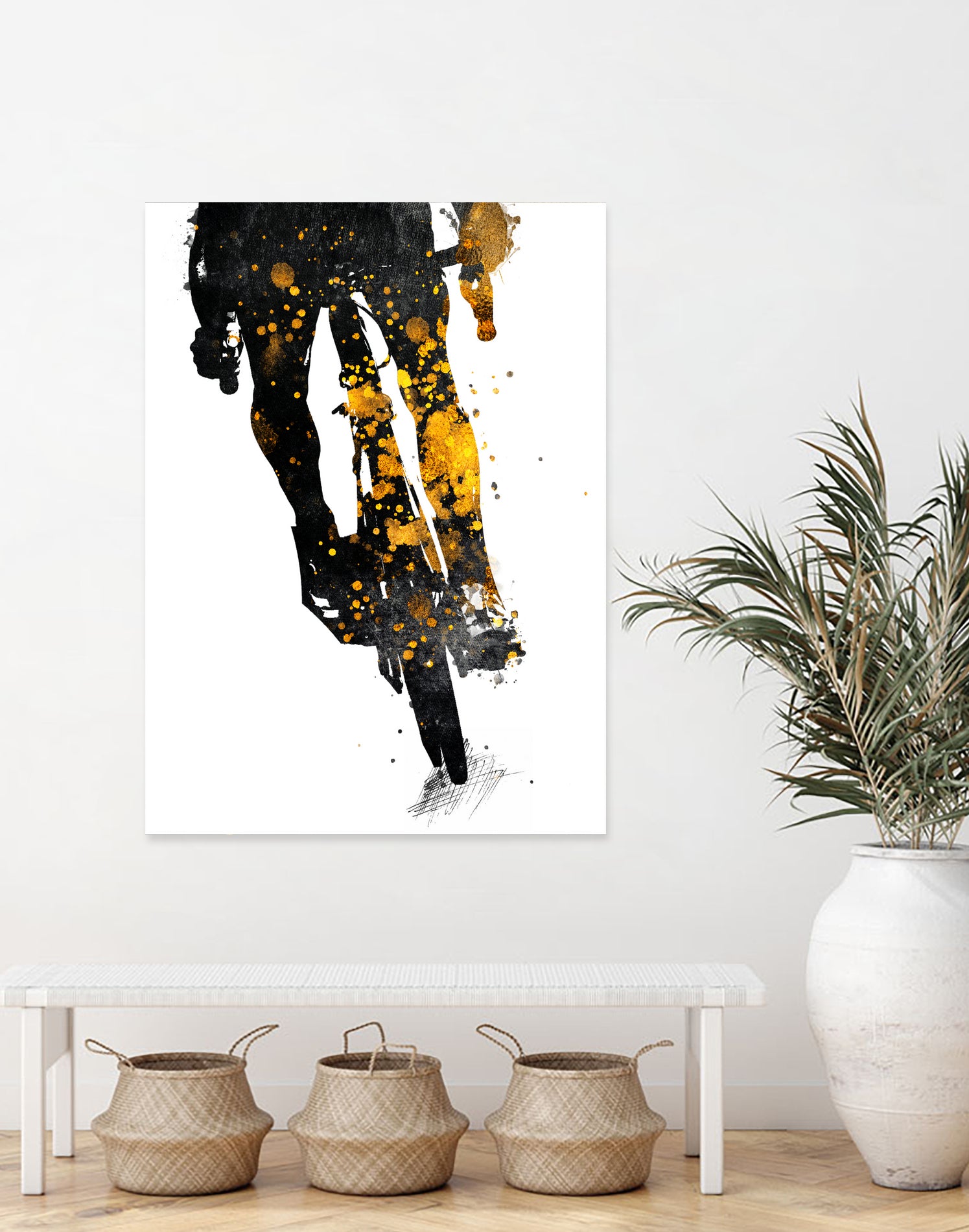 Cycling Bike sport art #cycling #sport by Justyna Jaszke on GIANT ART - black digital painting