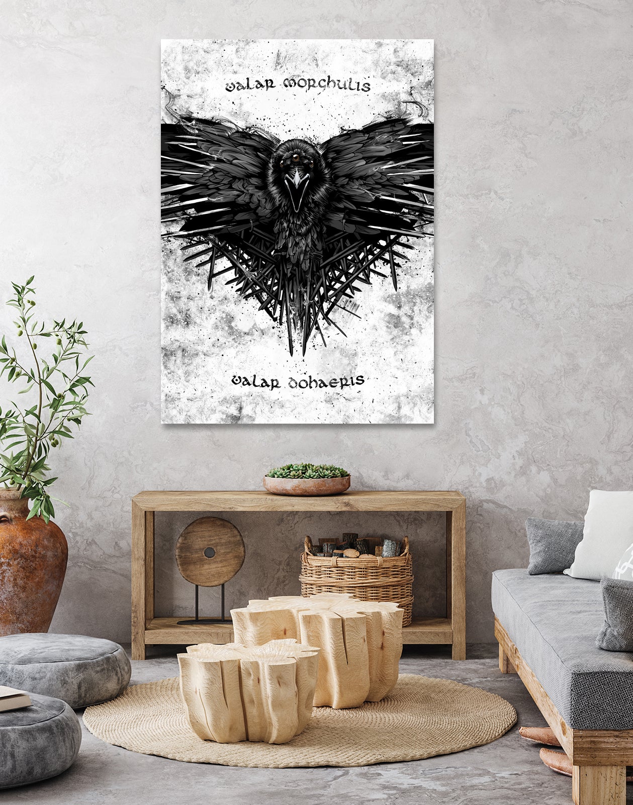 Valar Morghulis by Nikita Abakumov on GIANT ART - gray digital painting