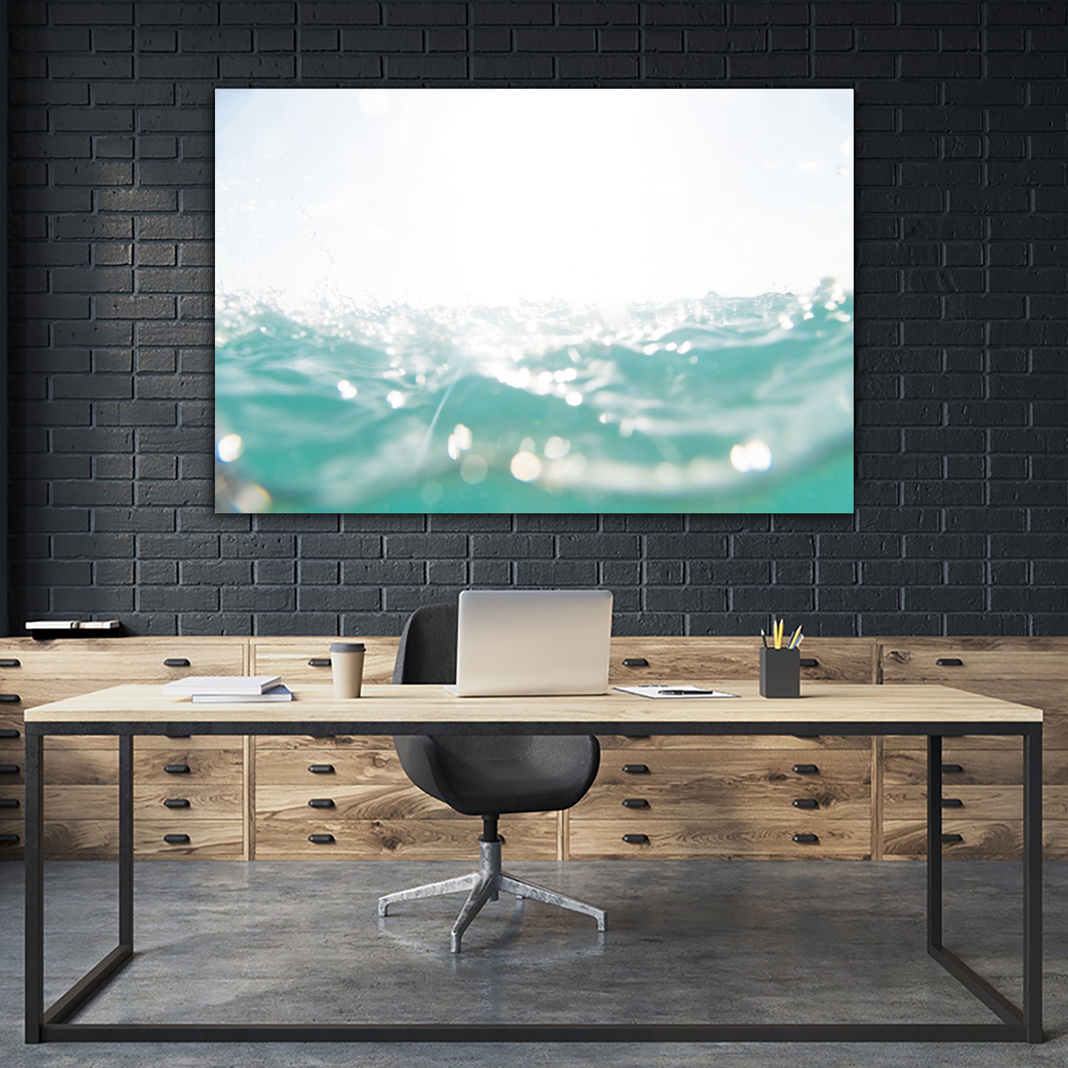 Dreaming in the Caribbean Sea 1 by AnitasBellasArt on GIANT ART - blue coastal