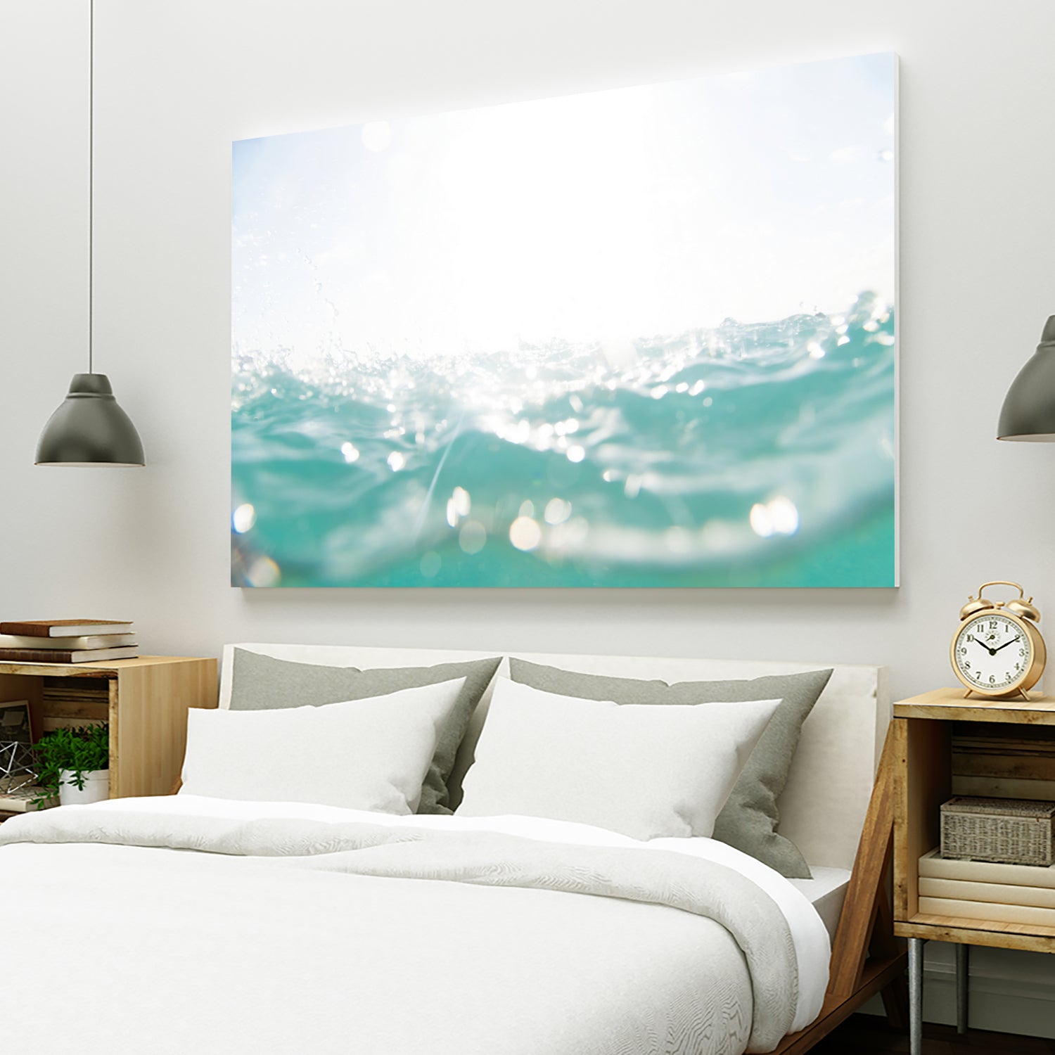 Dreaming in the Caribbean Sea 1 by AnitasBellasArt on GIANT ART - blue coastal