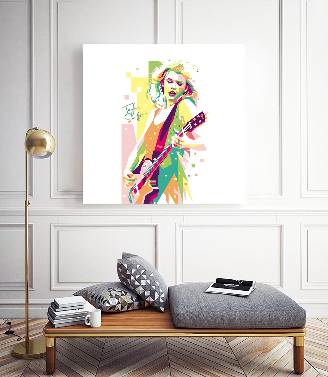 TAYLOR SWIFT by ICAL SAID on GIANT ART - white digital drawing