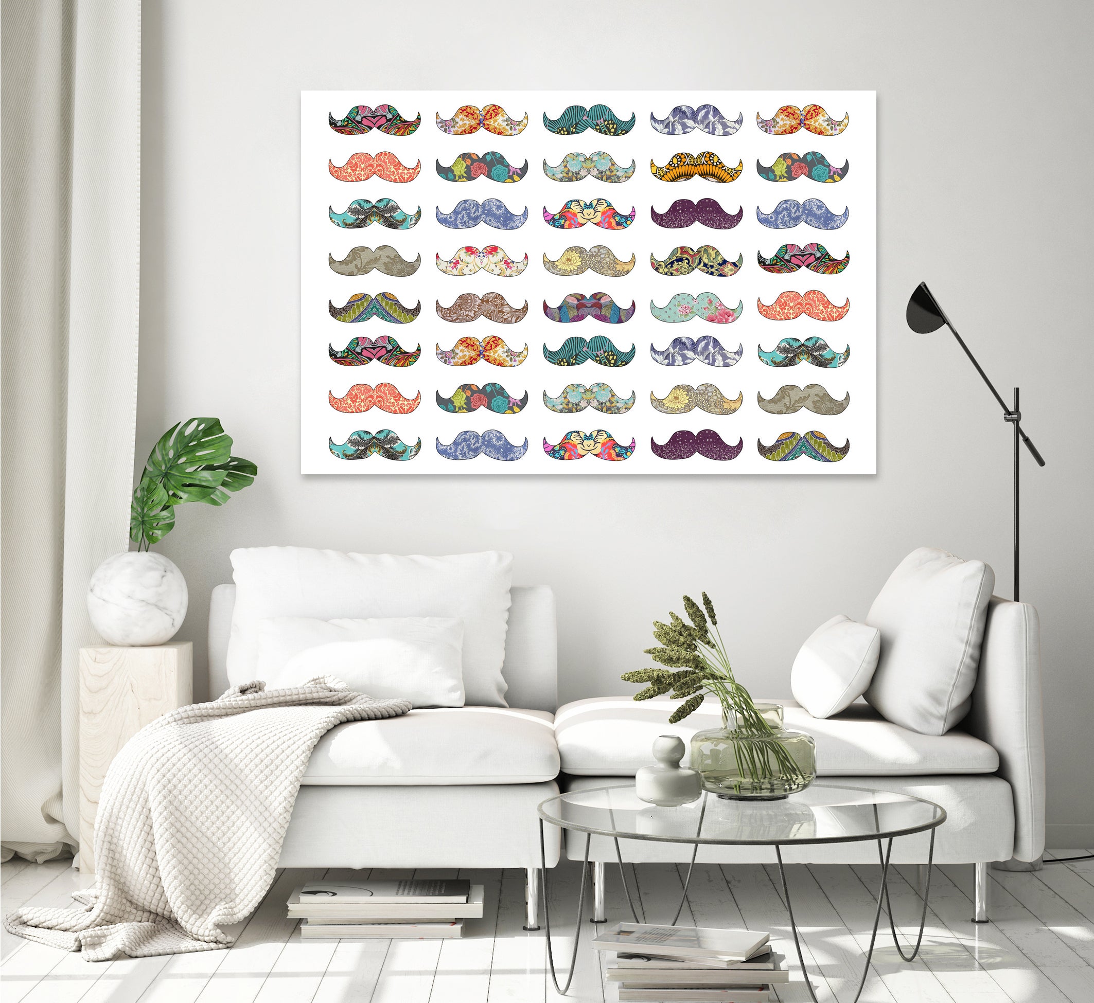 Mustache Mania by Bianca Green on GIANT ART - digital drawing