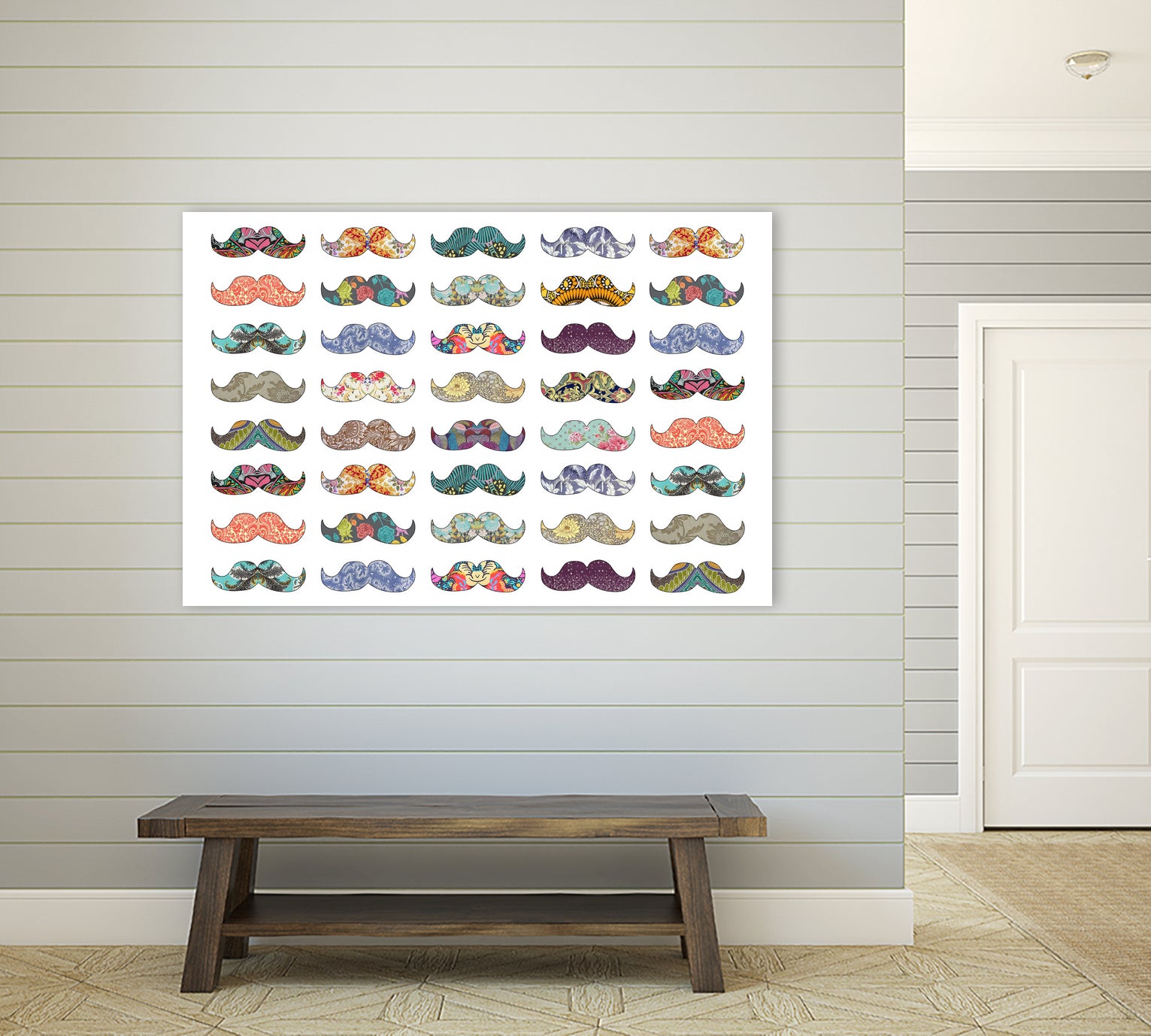 Mustache Mania by Bianca Green on GIANT ART - digital drawing