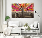 Blooming NY by Bianca Green on GIANT ART - red photo illustration