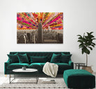 Blooming NY by Bianca Green on GIANT ART - red photo illustration