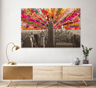 Blooming NY by Bianca Green on GIANT ART - red photo illustration
