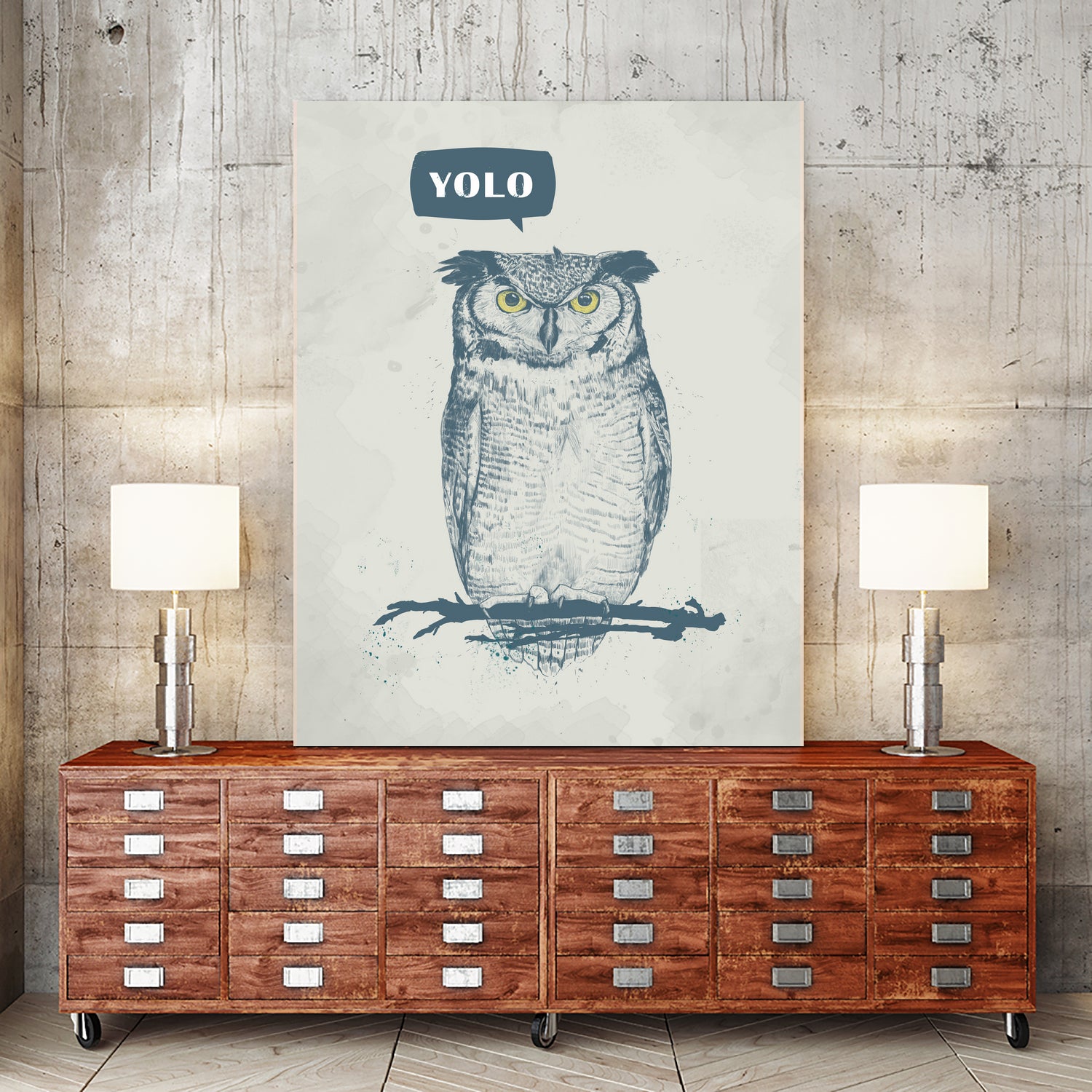 YOLO by Solti Balázs on GIANT ART - gray digital drawing