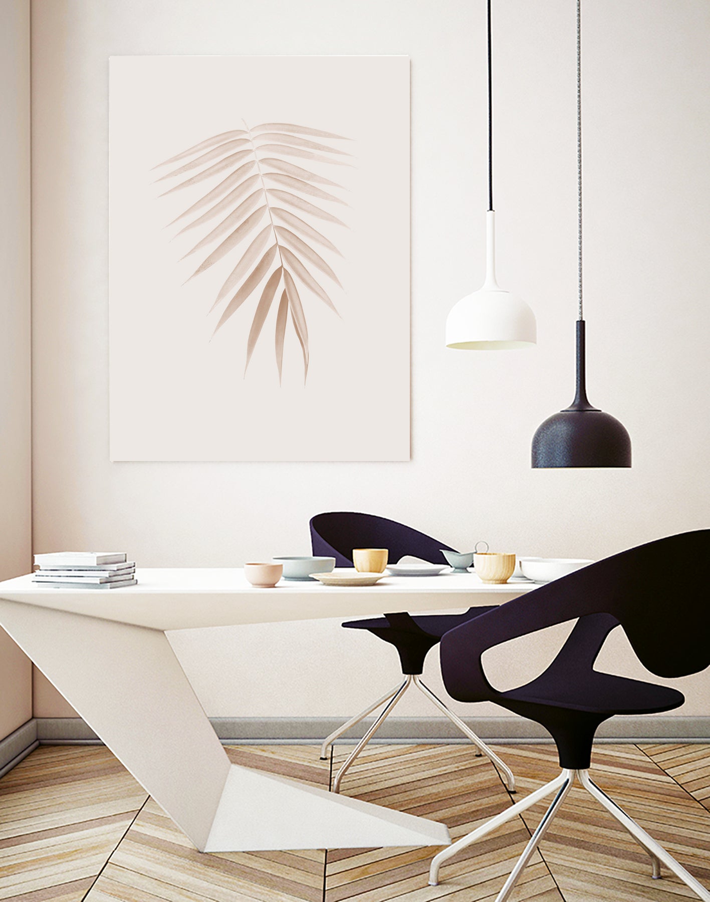 Palm Leaf Finesse #1 #minimal #tropical #decor #art by Anita & Bella Jantz on GIANT ART - brown photo illustration