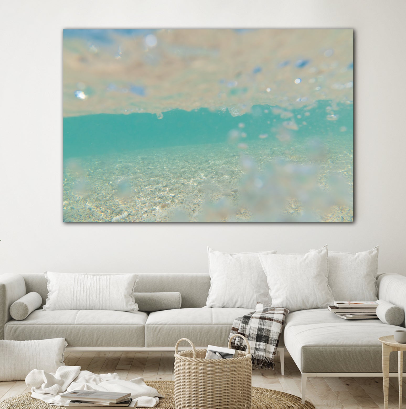Ocean Mermaid Sea Sparkles Dream 1 by AnitasBellasArt on GIANT ART - blue coastal