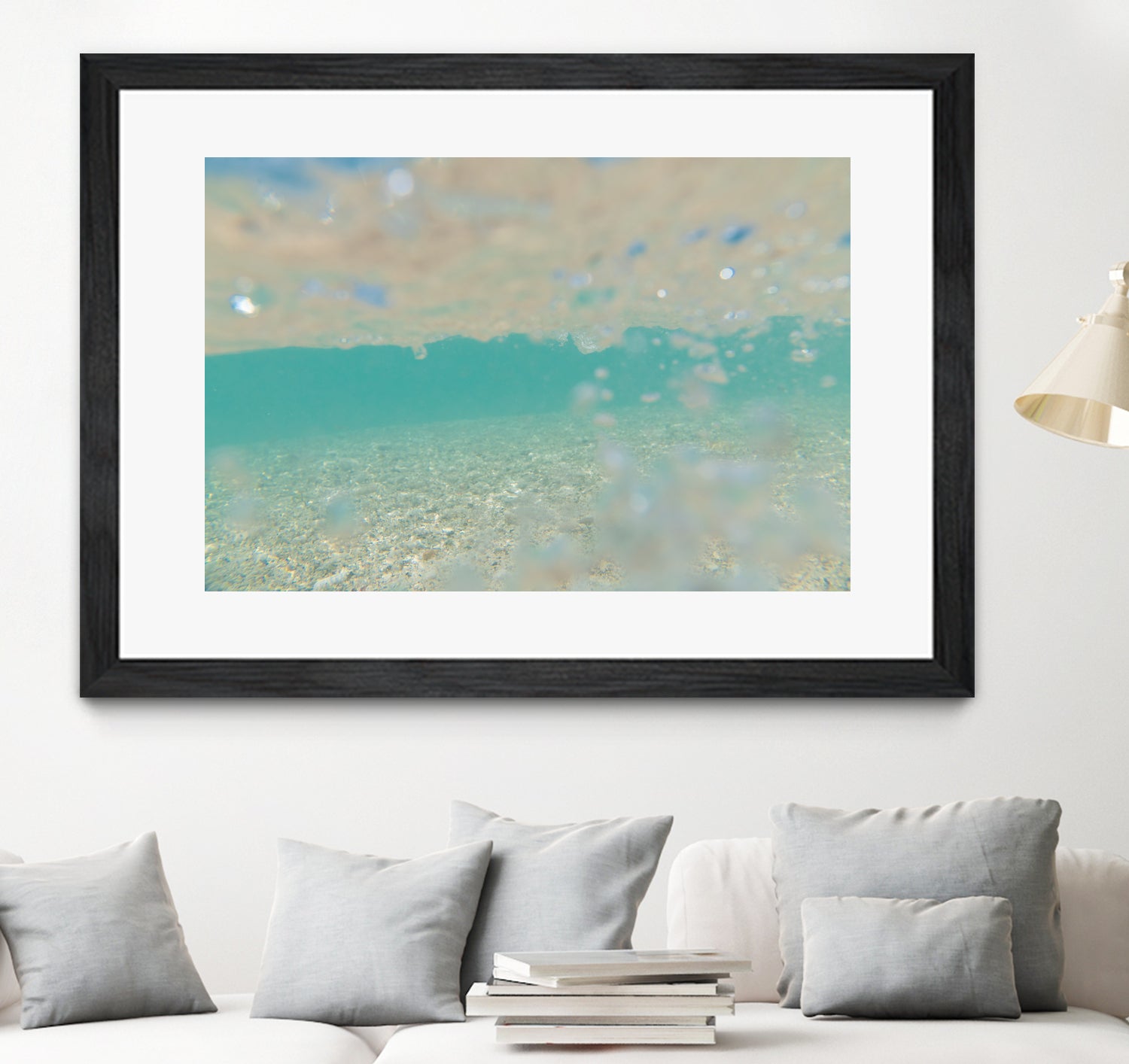 Ocean Mermaid Sea Sparkles Dream 1 by AnitasBellasArt on GIANT ART - blue coastal